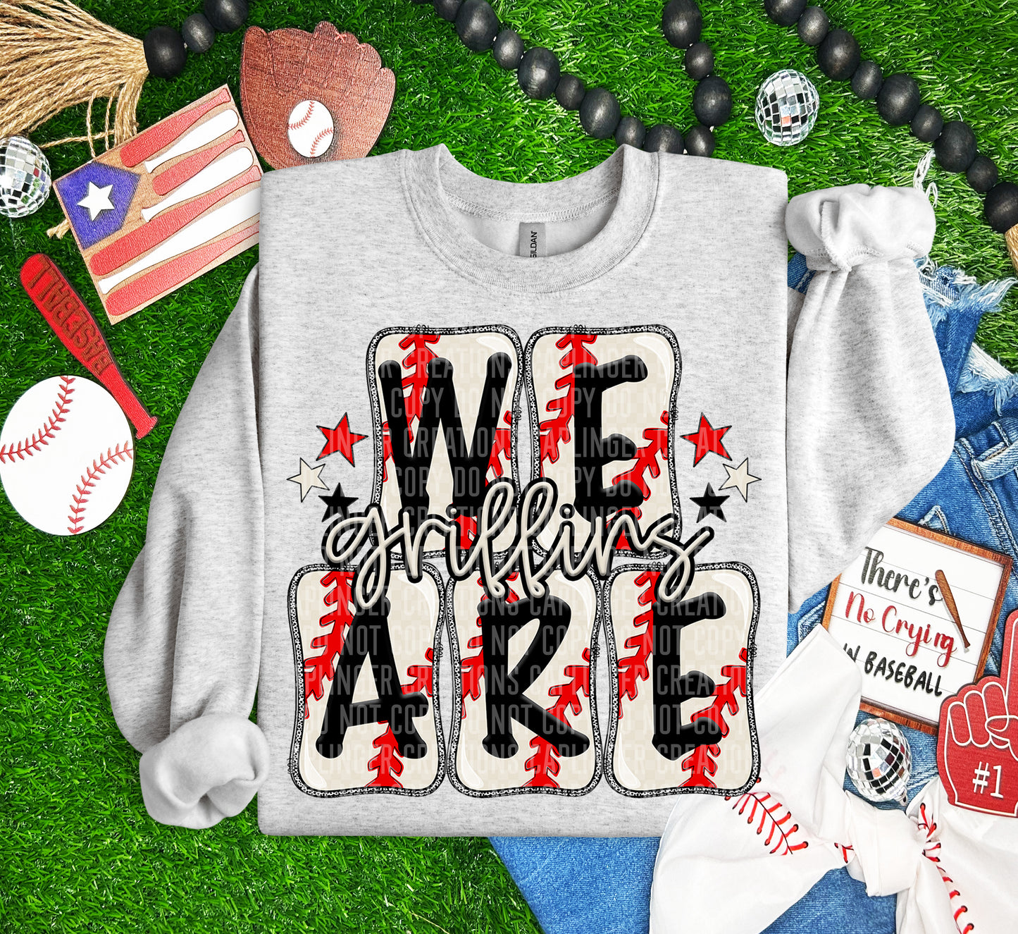 BOXY BASEBALL - Dropdown + CUSTOM Digital Download 300DPI PNG FILE