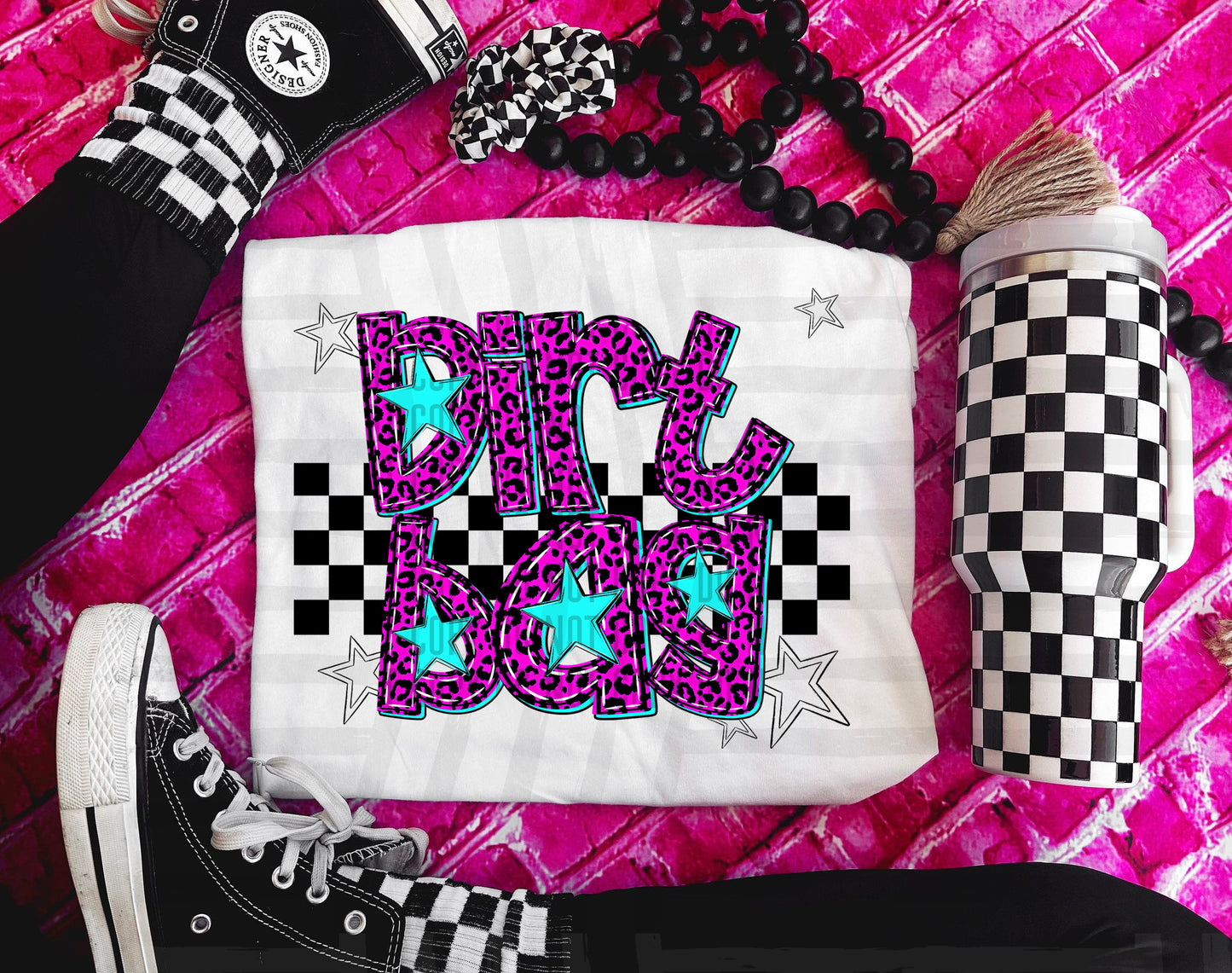 Pink checks - Dropdown + CUSTOM - Digital Download 300DPI PNG FILE