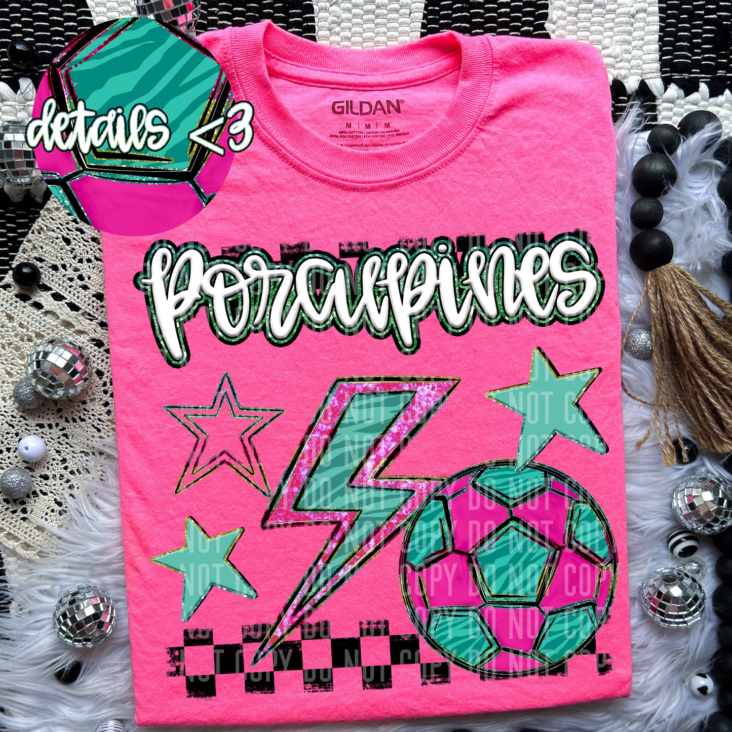 Soccer Rainbow Bolt - Dropdown Digital Download 300DPI PNG FILE