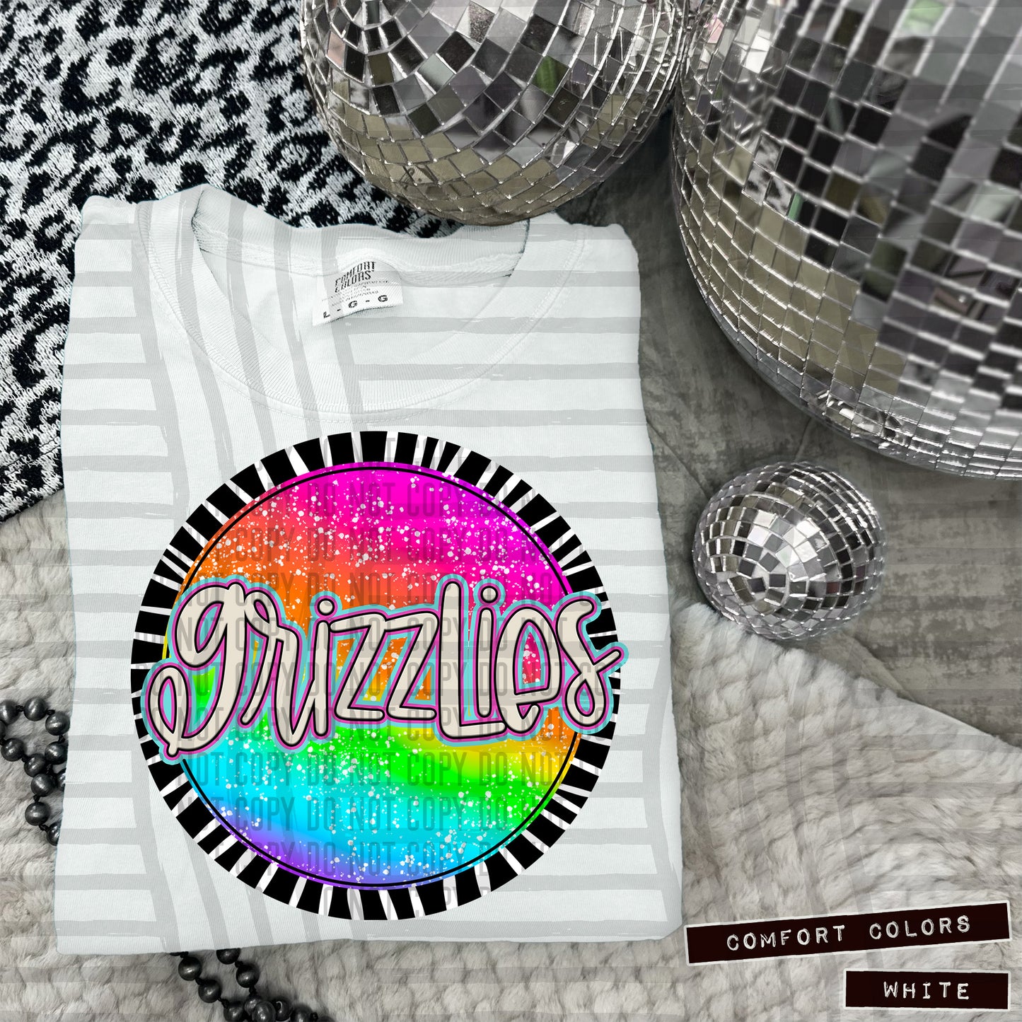Rainbow Splatter Circles Mascots - Digital Download 300DPI PNG FILE