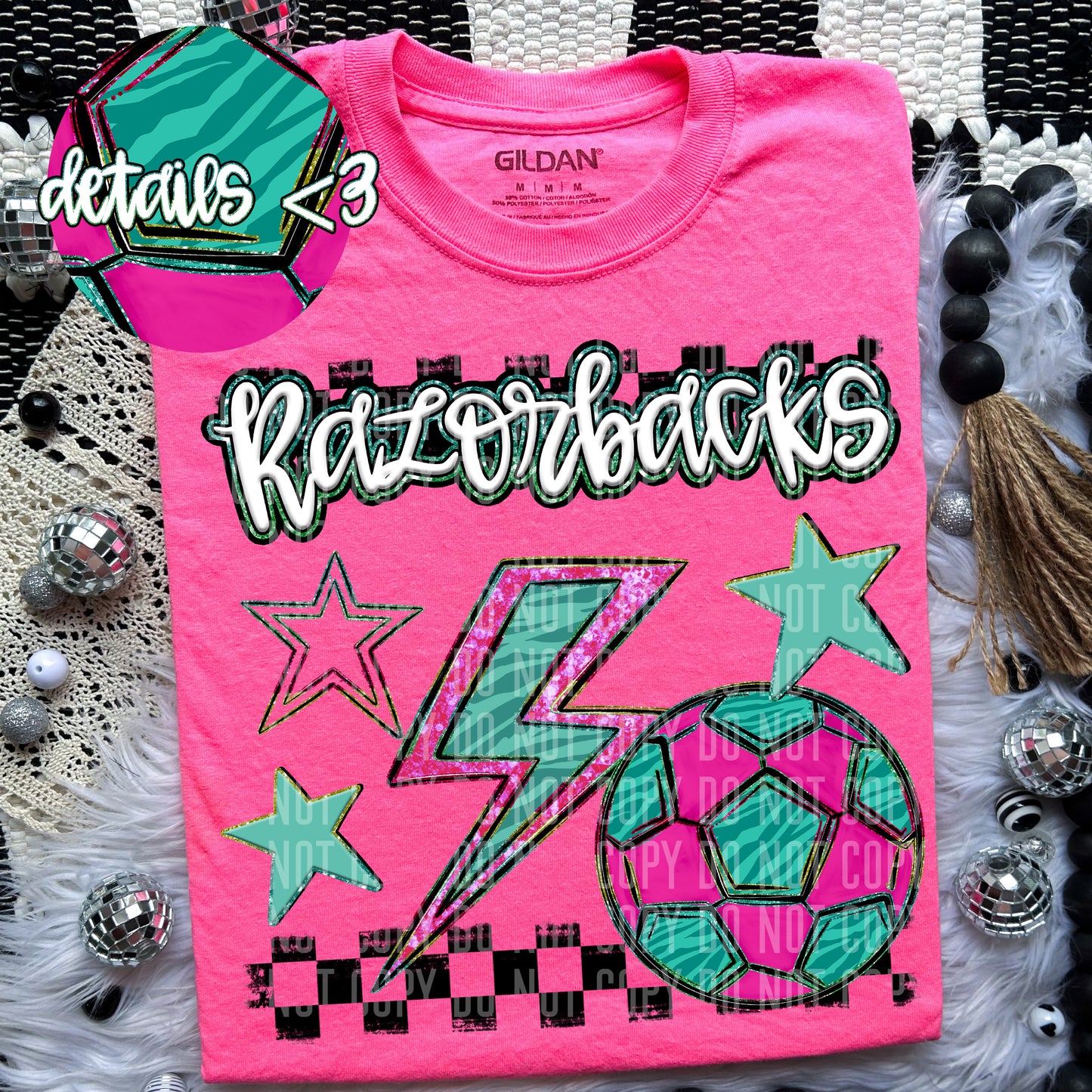 Soccer Rainbow Bolt - Dropdown Digital Download 300DPI PNG FILE