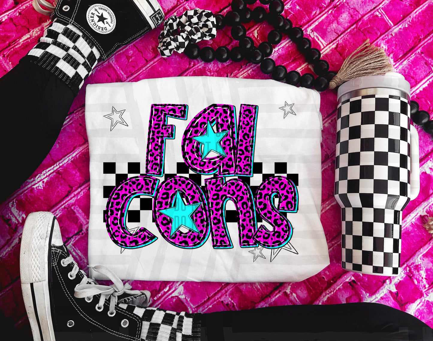 Pink checks - Dropdown + CUSTOM - Digital Download 300DPI PNG FILE