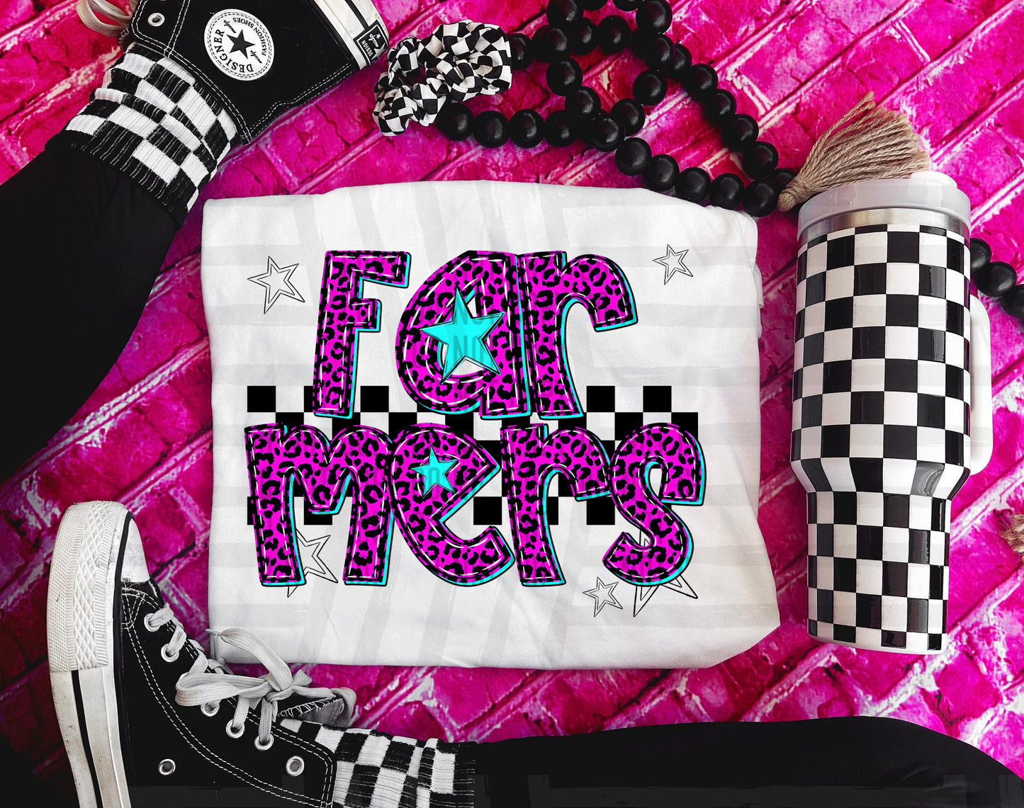 Pink checks - Dropdown + CUSTOM - Digital Download 300DPI PNG FILE