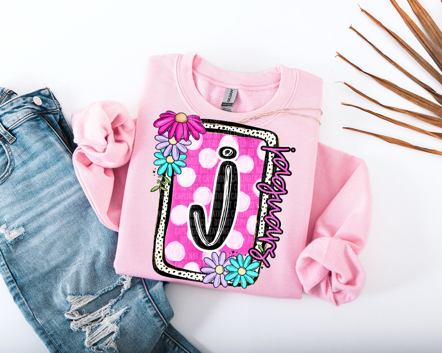 Floral bloom - Dropdown + CUSTOM Digital Download 300DPI PNG FILE