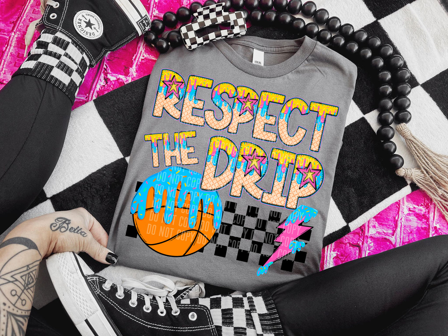 RESPECT THE DRIP - Dropdown Digital Download 300DPI PNG FILE