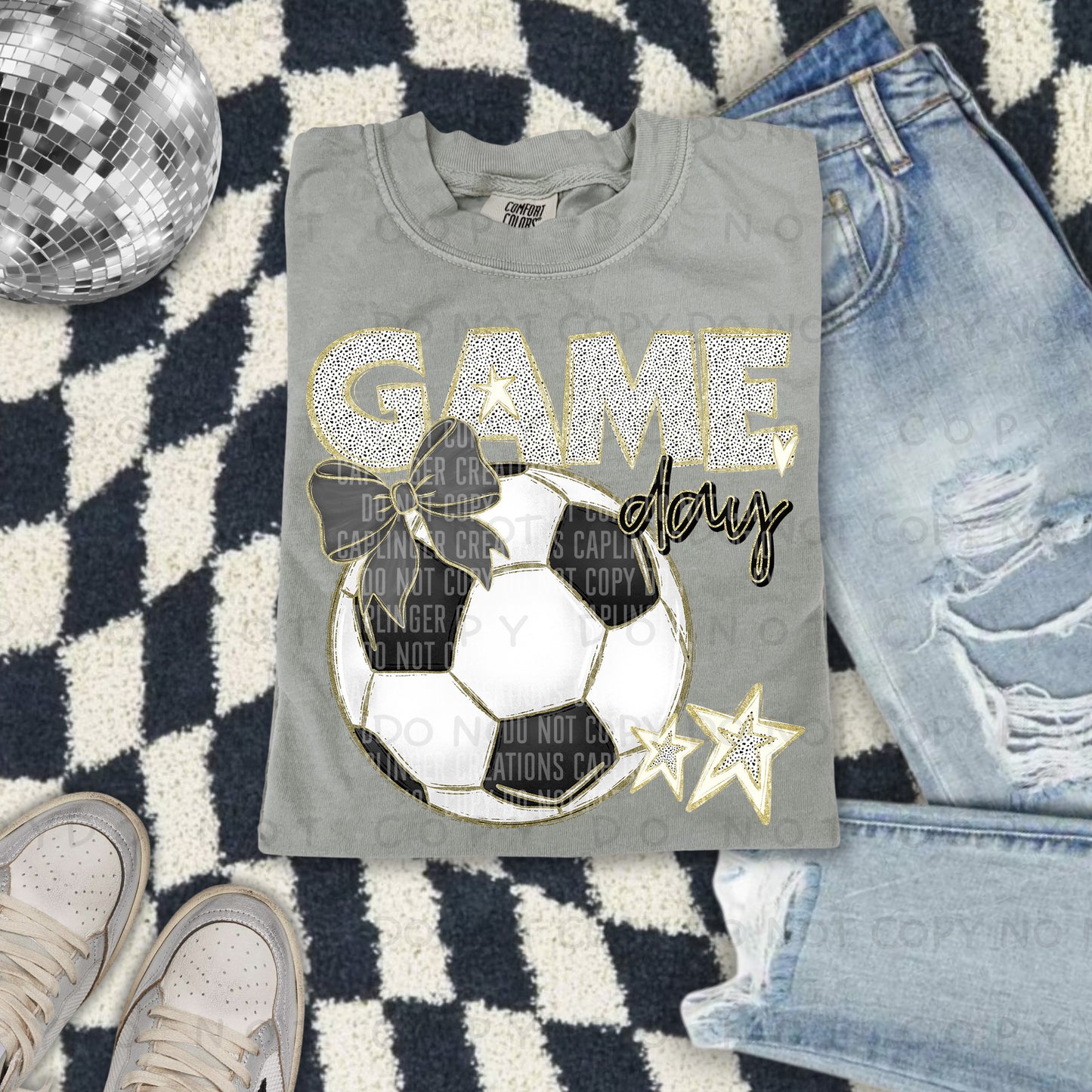 Game Day Soccer - Color Dropdown Digital Download 300DPI PNG FILE