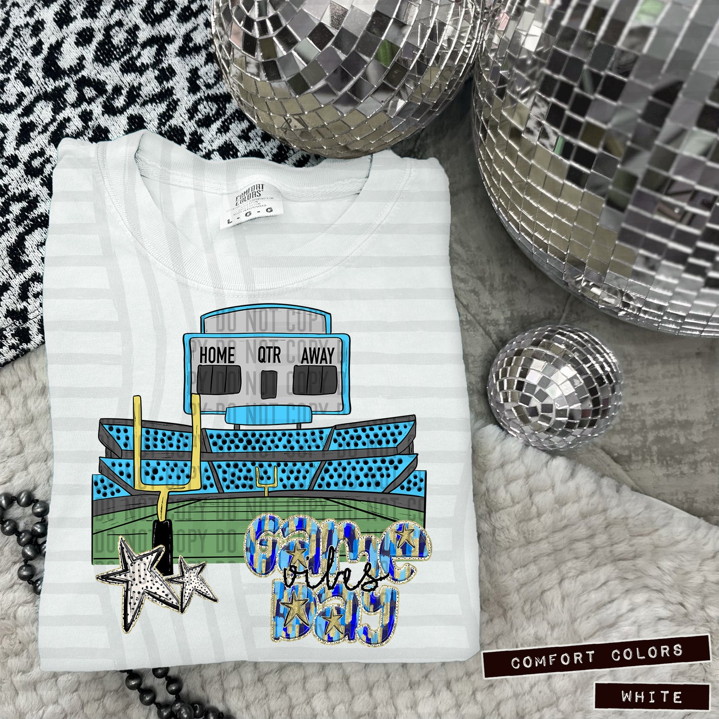GAME DAY FOOTBALL STADIUMS - Digital download 300DPI PNG FILE