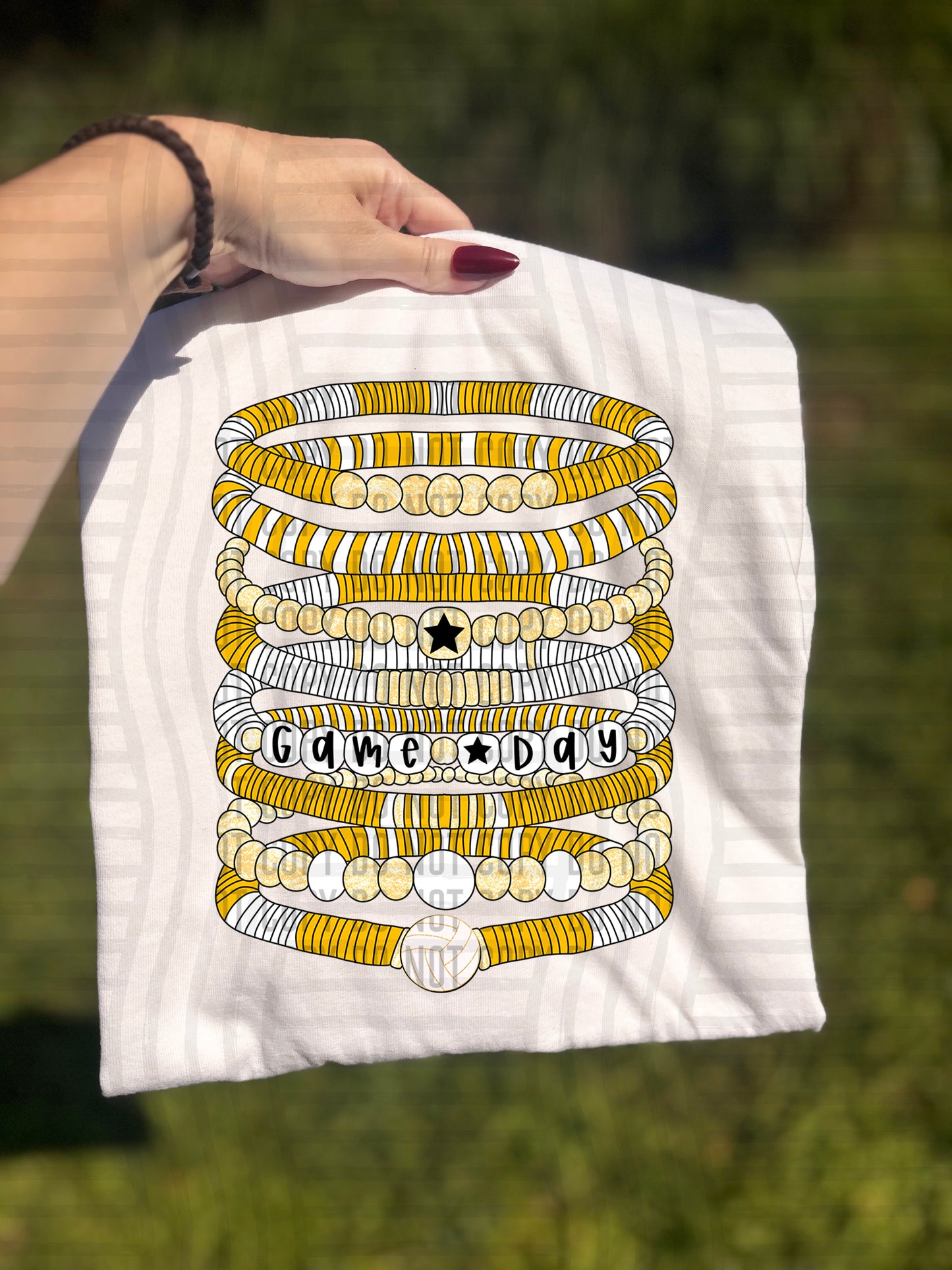 Bracelets - Volleyball - Color Dropdown Digital Download 300DPI PNG FILE