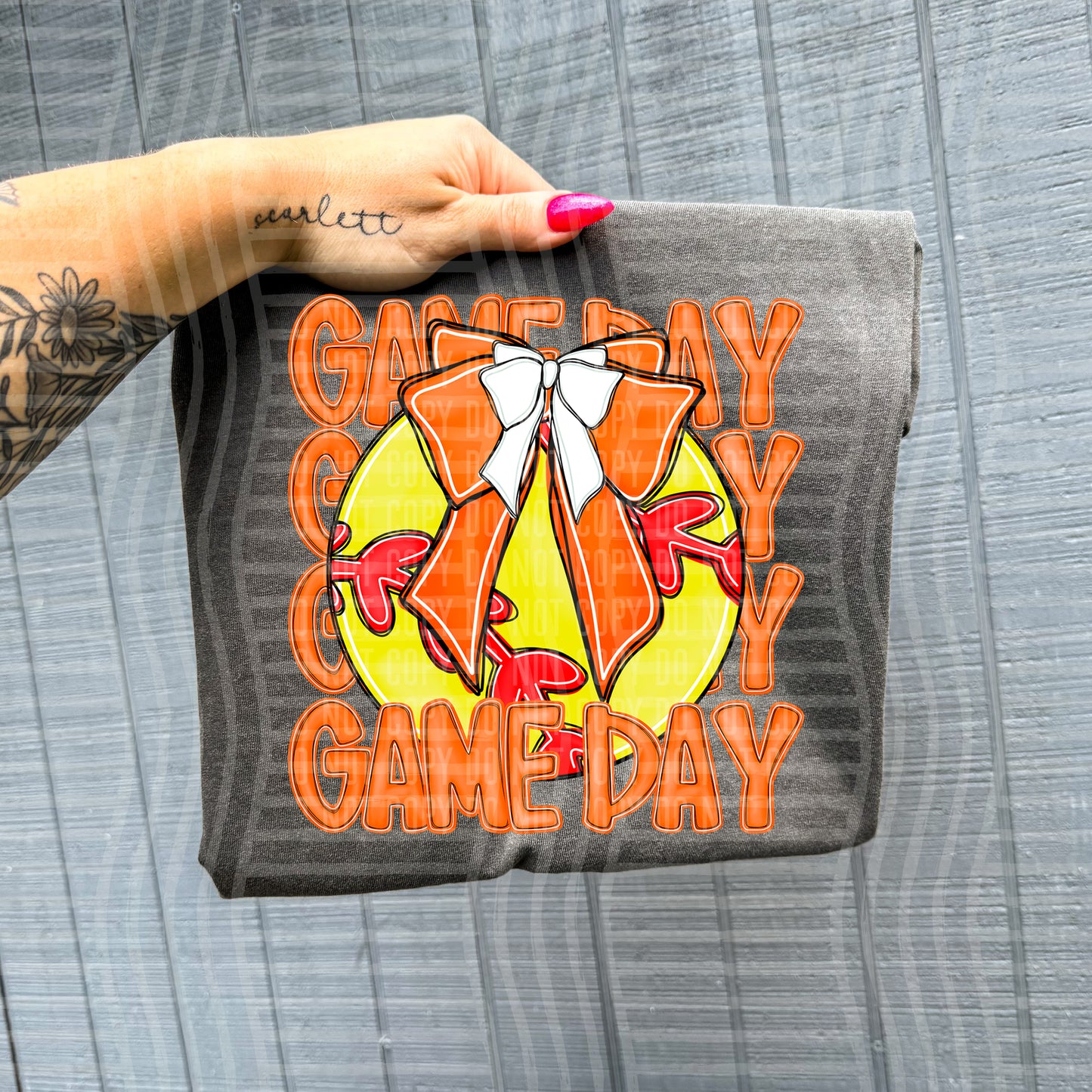 SOFTBALL - GAME DAY - Color Dropdown Digital Download 300DPI PNG FILE