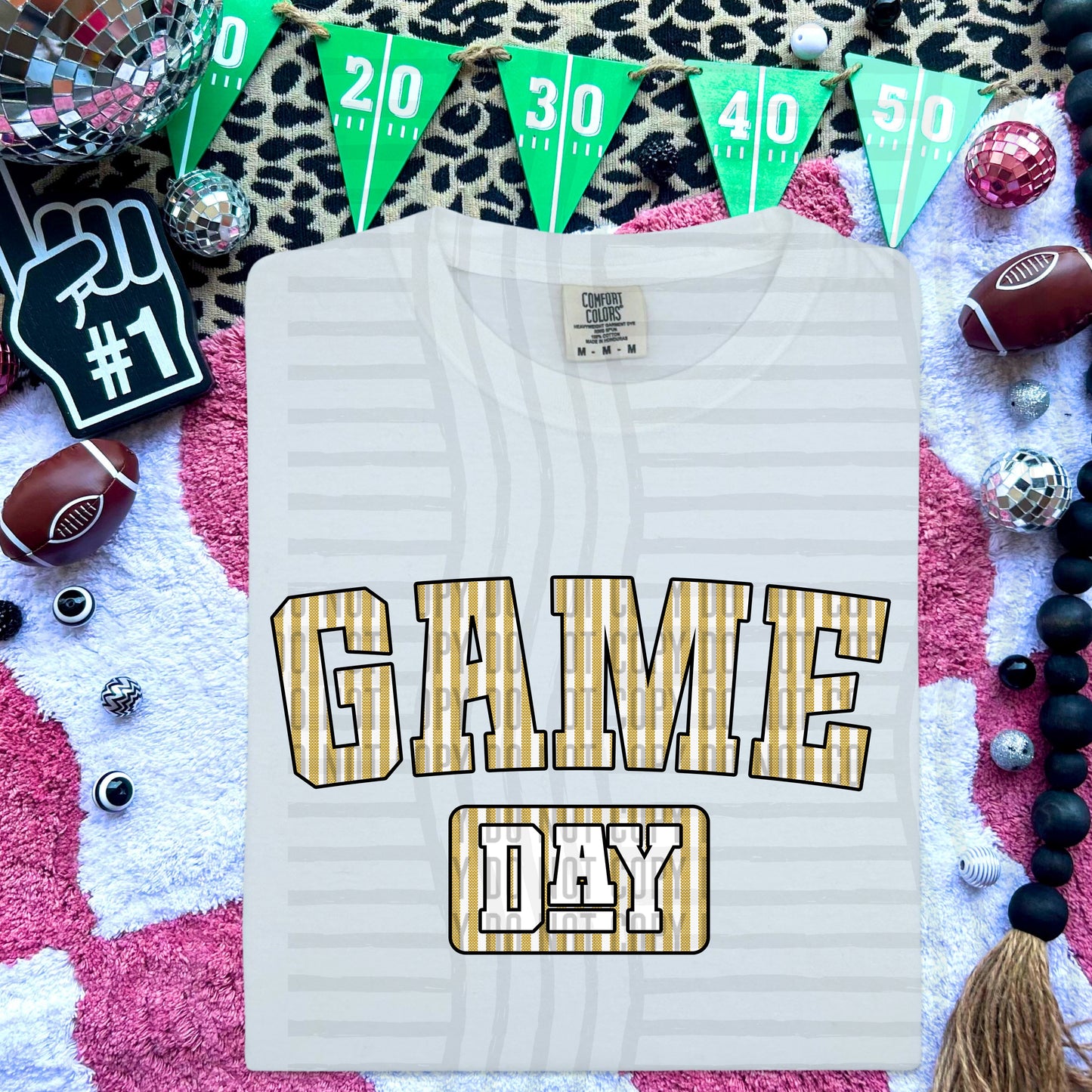 Game Day Seersucker - Color Dropdown Digital Download 300DPI PNG FILE