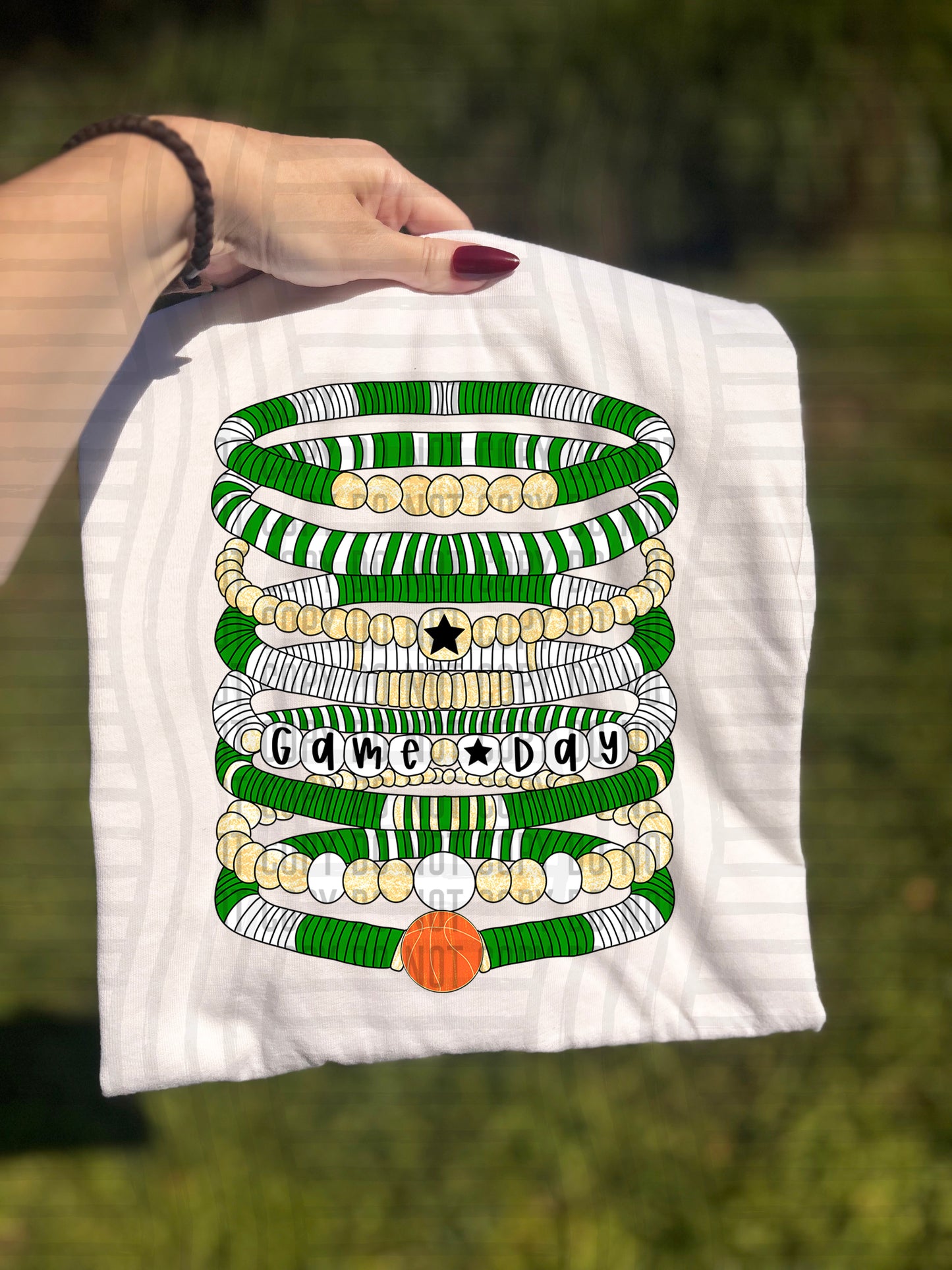 Bracelets - Basketball - Color Dropdown Digital Download 300DPI PNG FILE