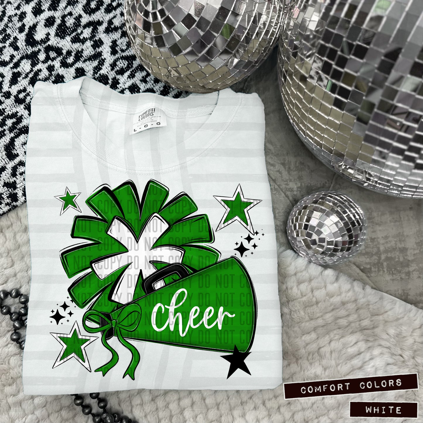BLANK CHEER MEGAPHONE POM {NOT ELIGIBLE FOR DIGITAL RESALE} - Digital Download 300DPI PNG FILE