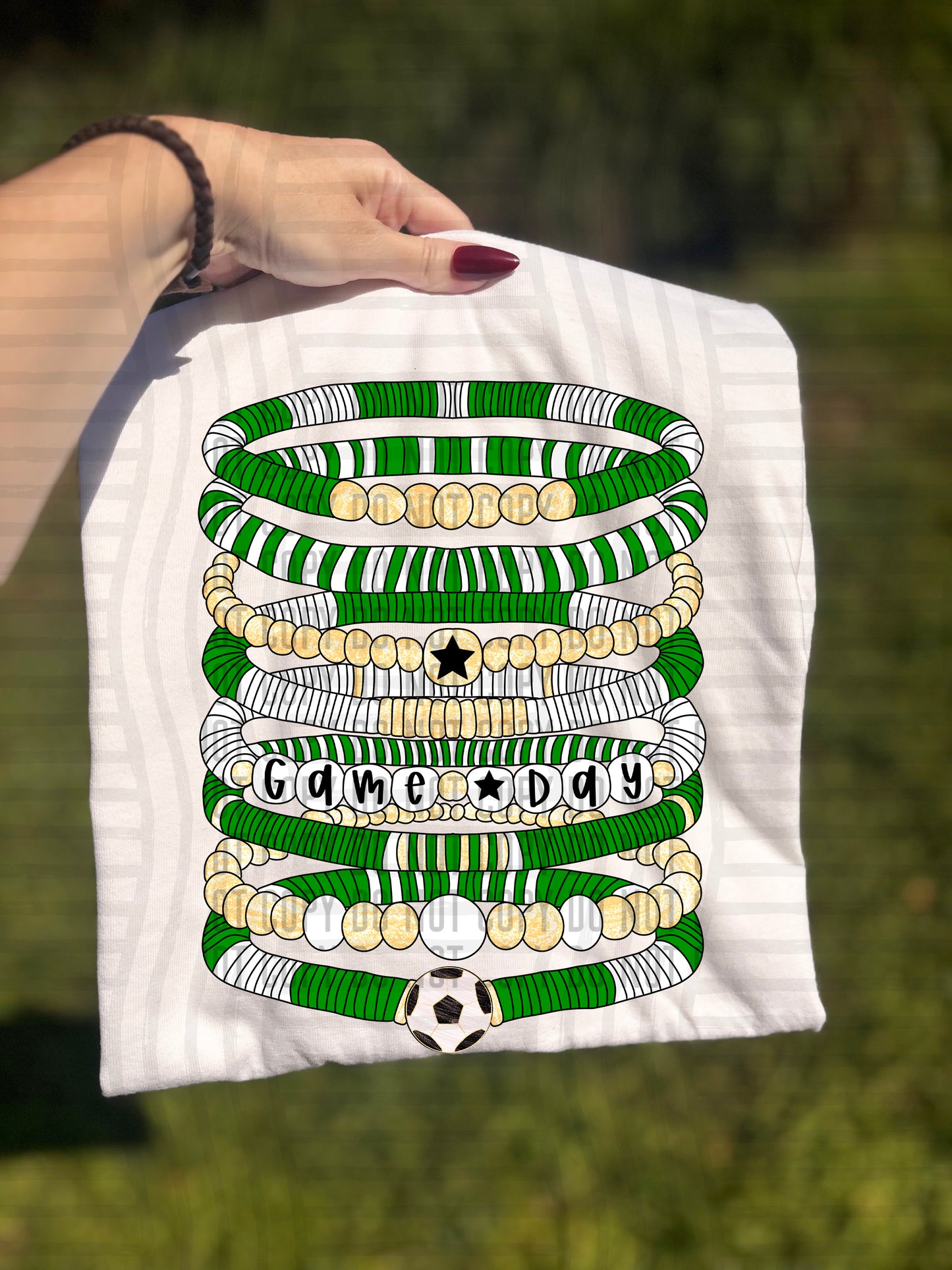 Bracelets - Soccer - Color Dropdown Digital Download 300DPI PNG FILE