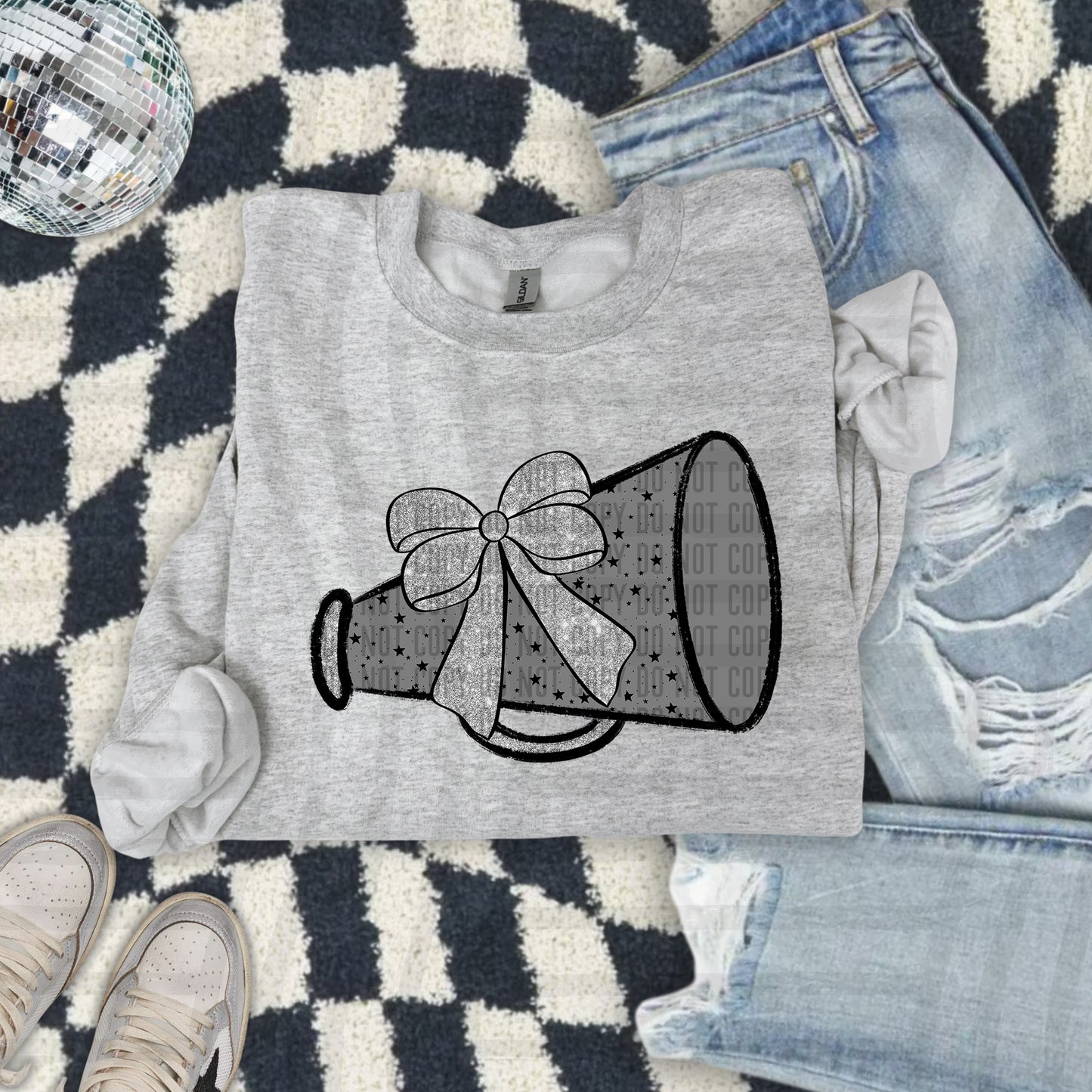 Megaphone w/silver accents - Choose your color - Digital Download 300DPI PNG FILE