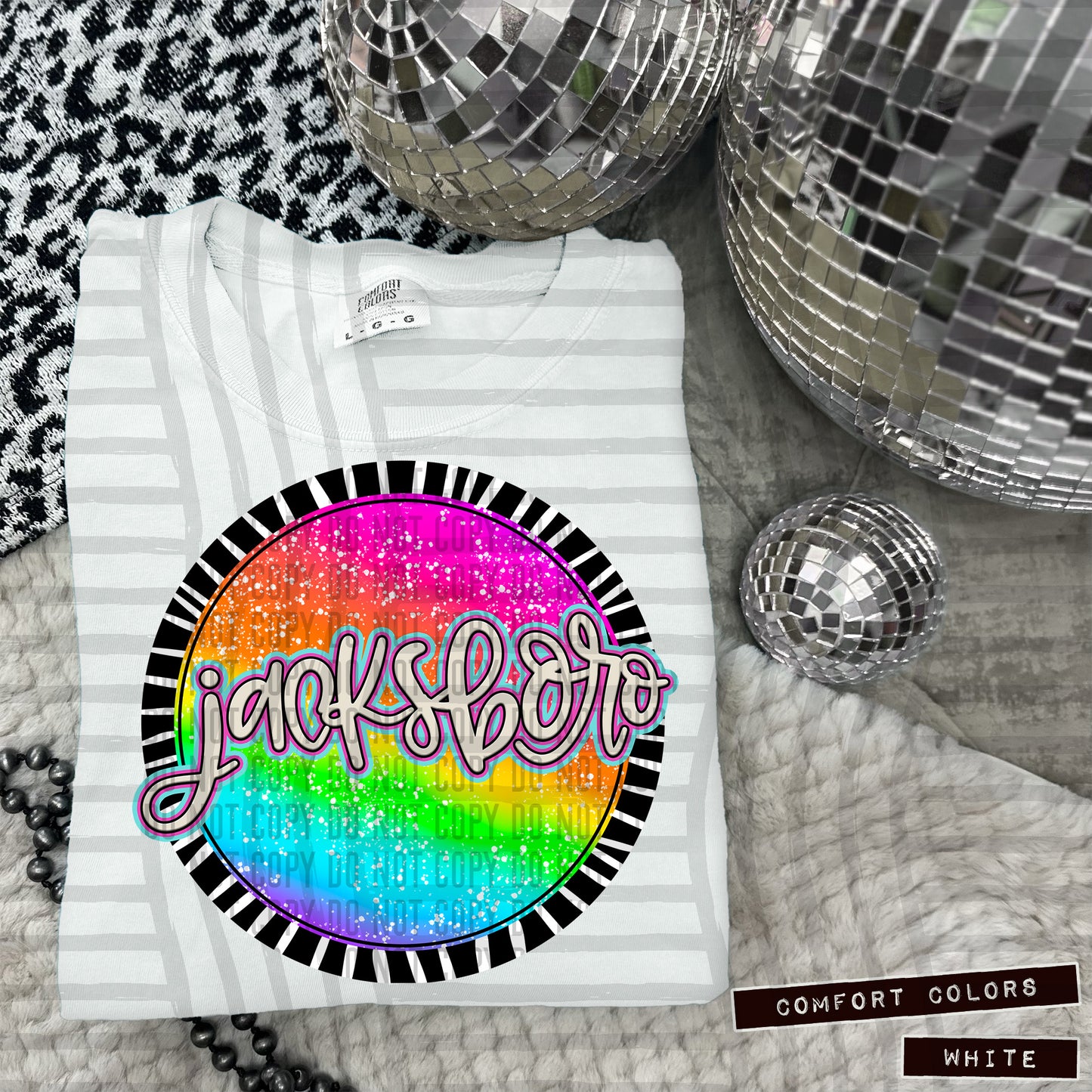Rainbow Splatter Circles Mascots - Digital Download 300DPI PNG FILE