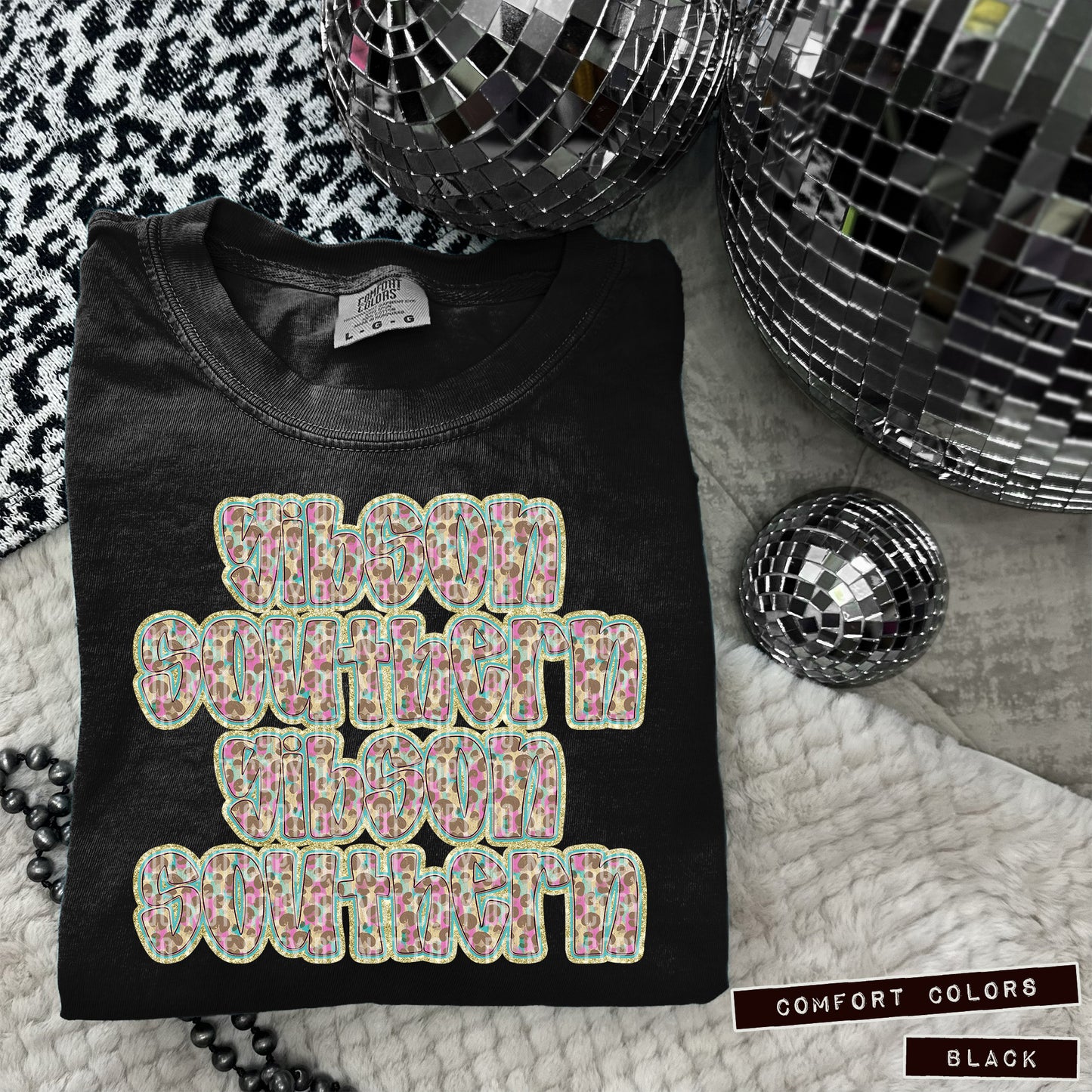 Colorful Stacked Cheetah - Dropdown + CUSTOM - Digital Download 300DPI PNG FILE
