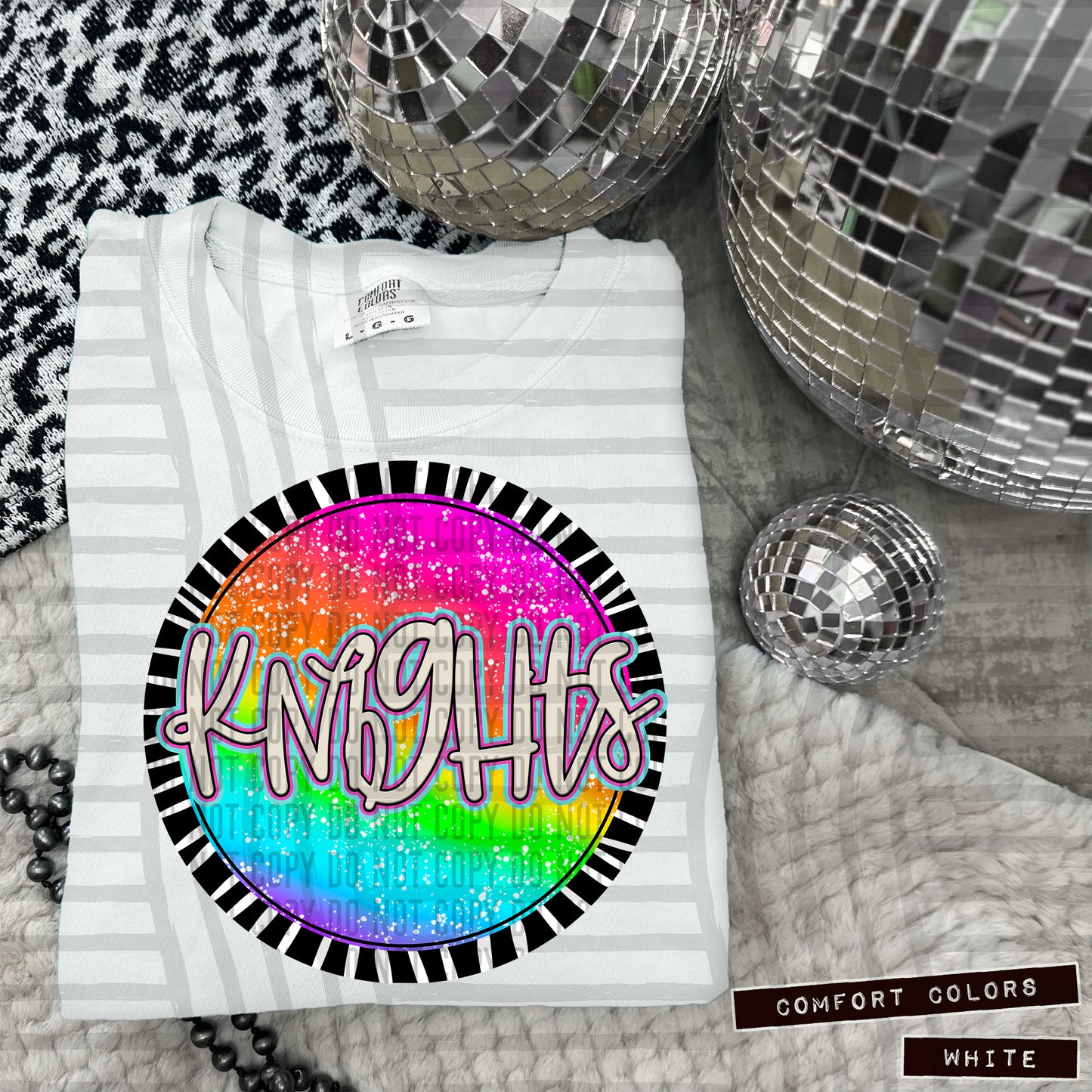 Rainbow Splatter Circles Mascots - Digital Download 300DPI PNG FILE