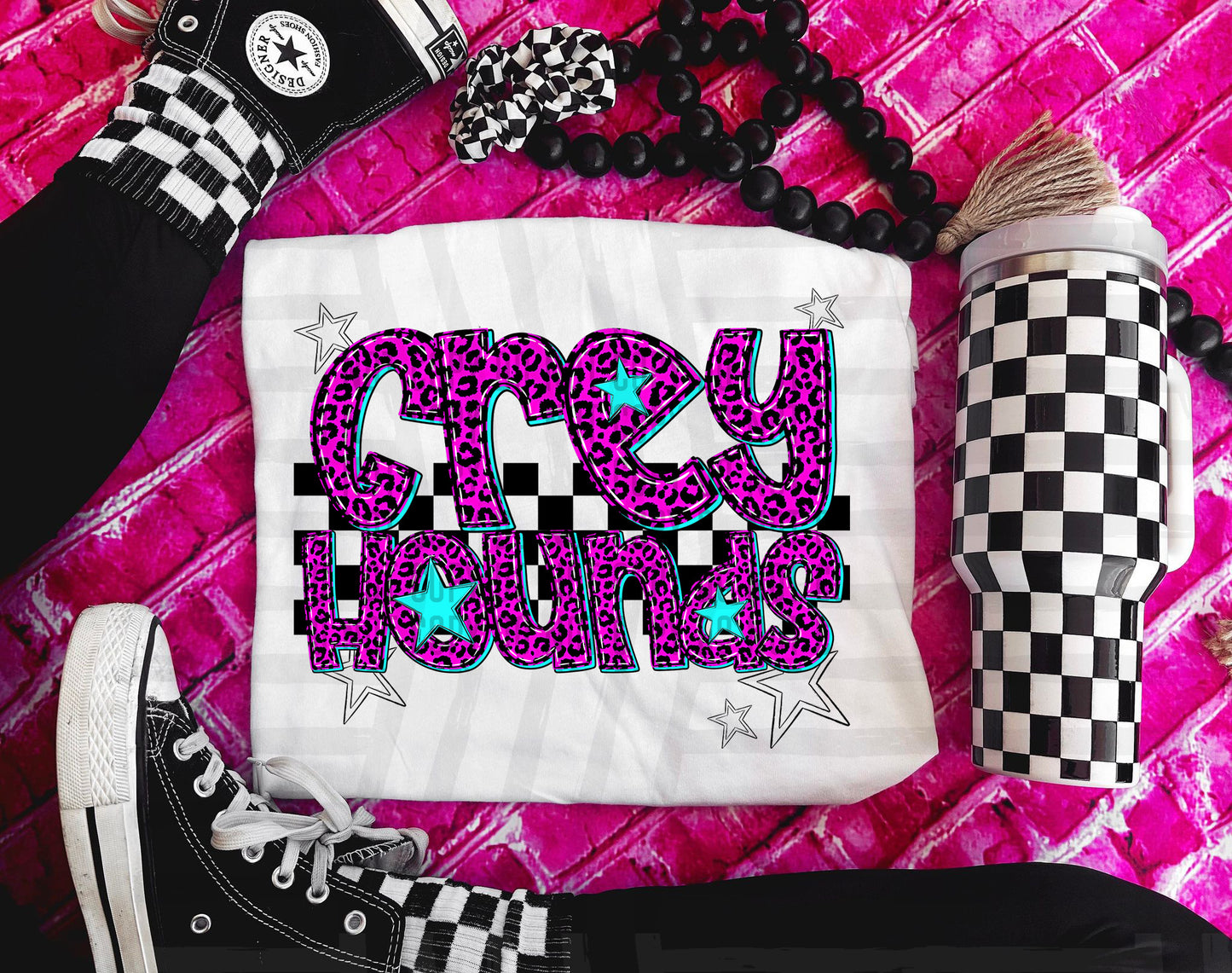 Pink checks - Dropdown + CUSTOM - Digital Download 300DPI PNG FILE