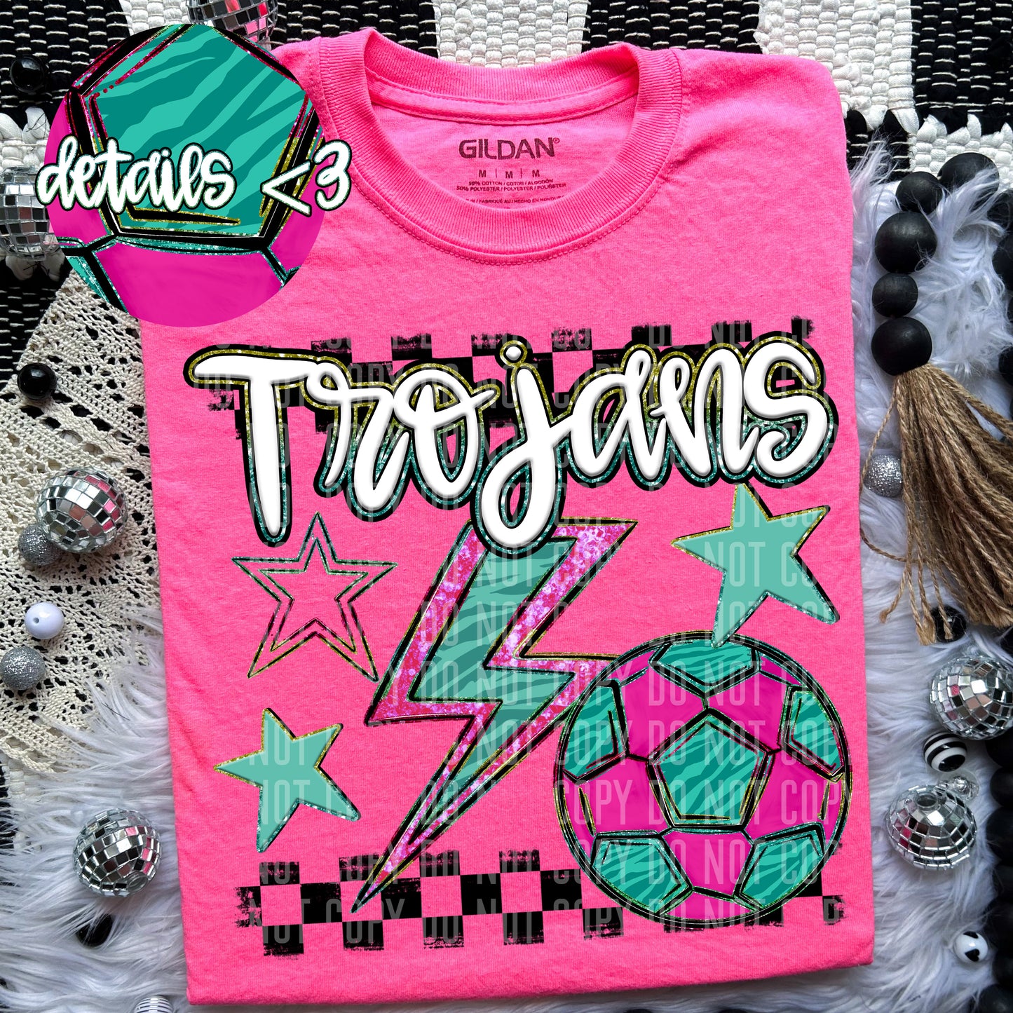 Soccer Rainbow Bolt - Dropdown Digital Download 300DPI PNG FILE