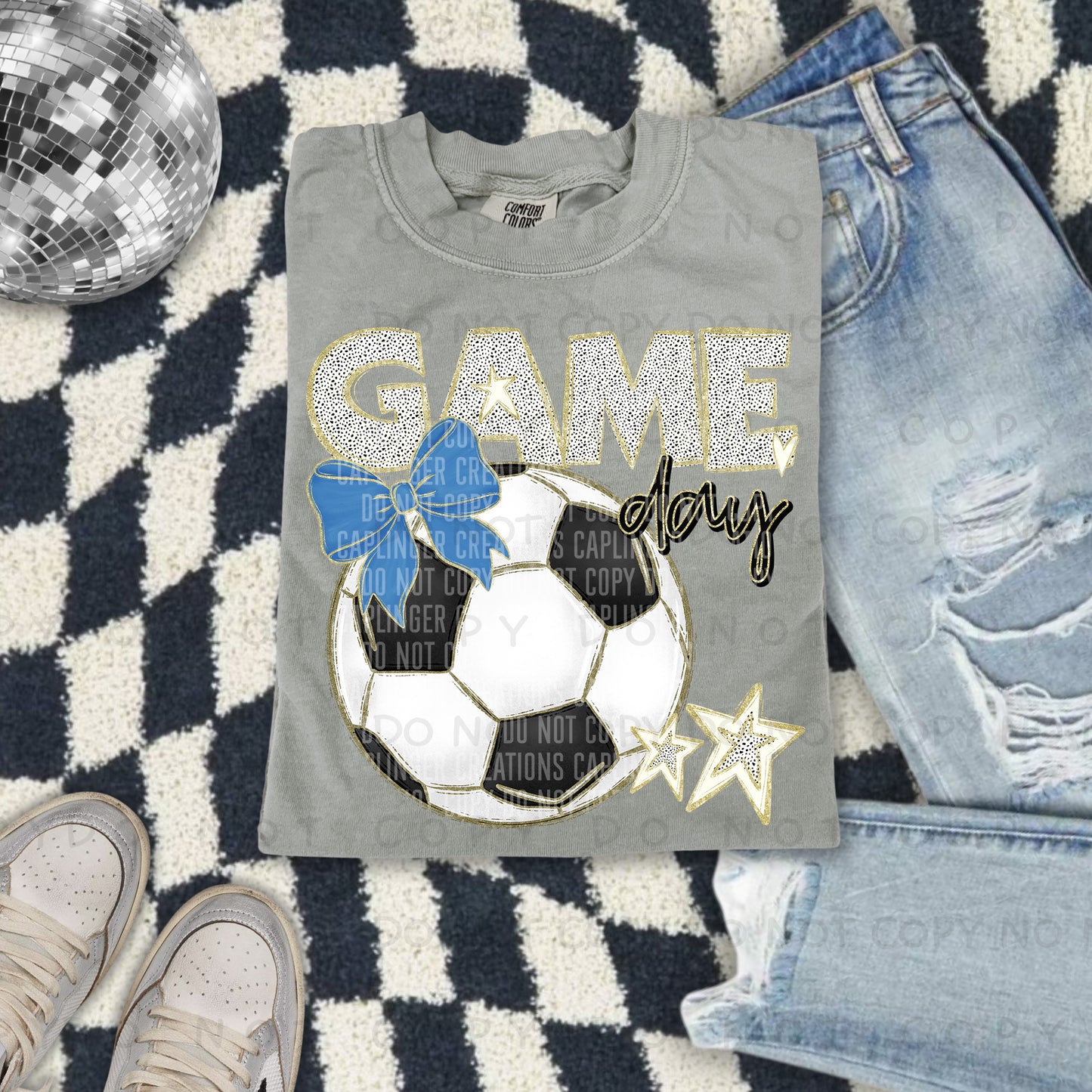 Game Day Soccer - Color Dropdown Digital Download 300DPI PNG FILE
