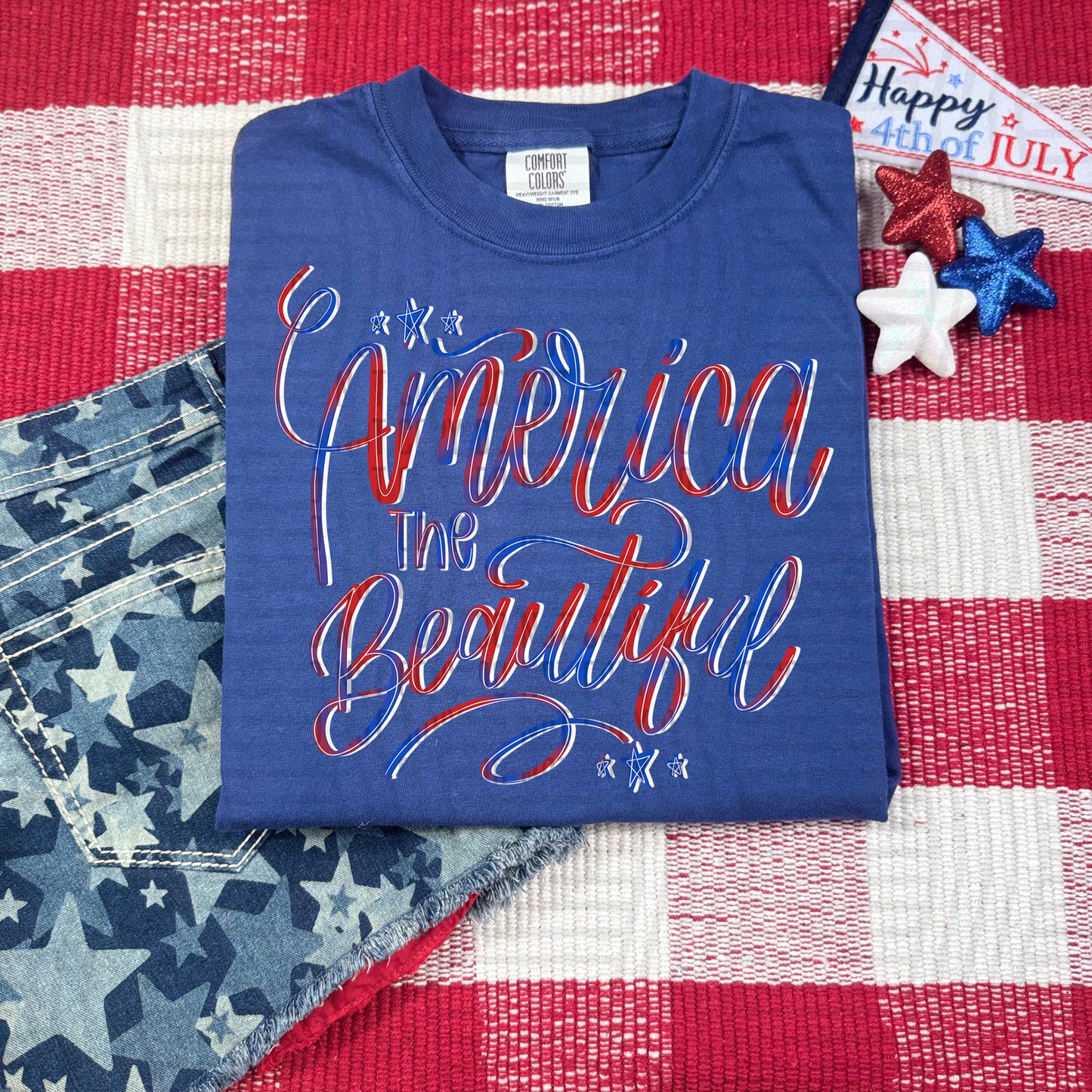 America the Beautiful - Digital Download 300DPI PNG FILE