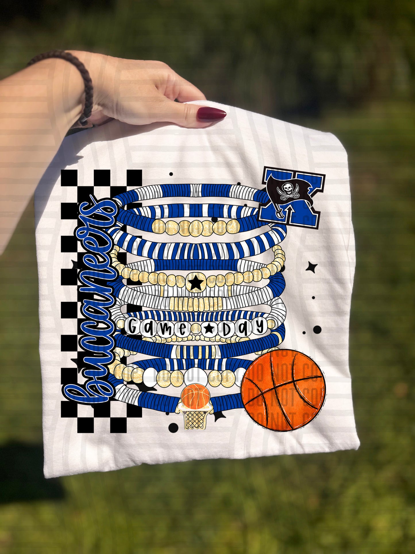CUSTOM GAME DAY BRACELET - Digital download 300DPI PNG FILE