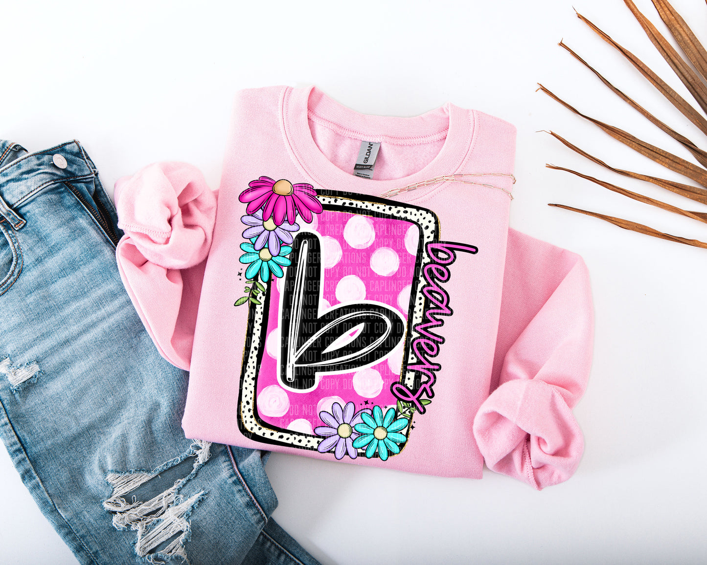 Floral bloom - Dropdown + CUSTOM Digital Download 300DPI PNG FILE