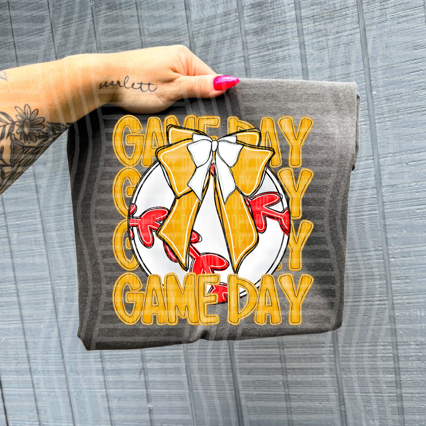 BASEBALL - GAME DAY - Color Dropdown Digital Download 300DPI PNG FILE