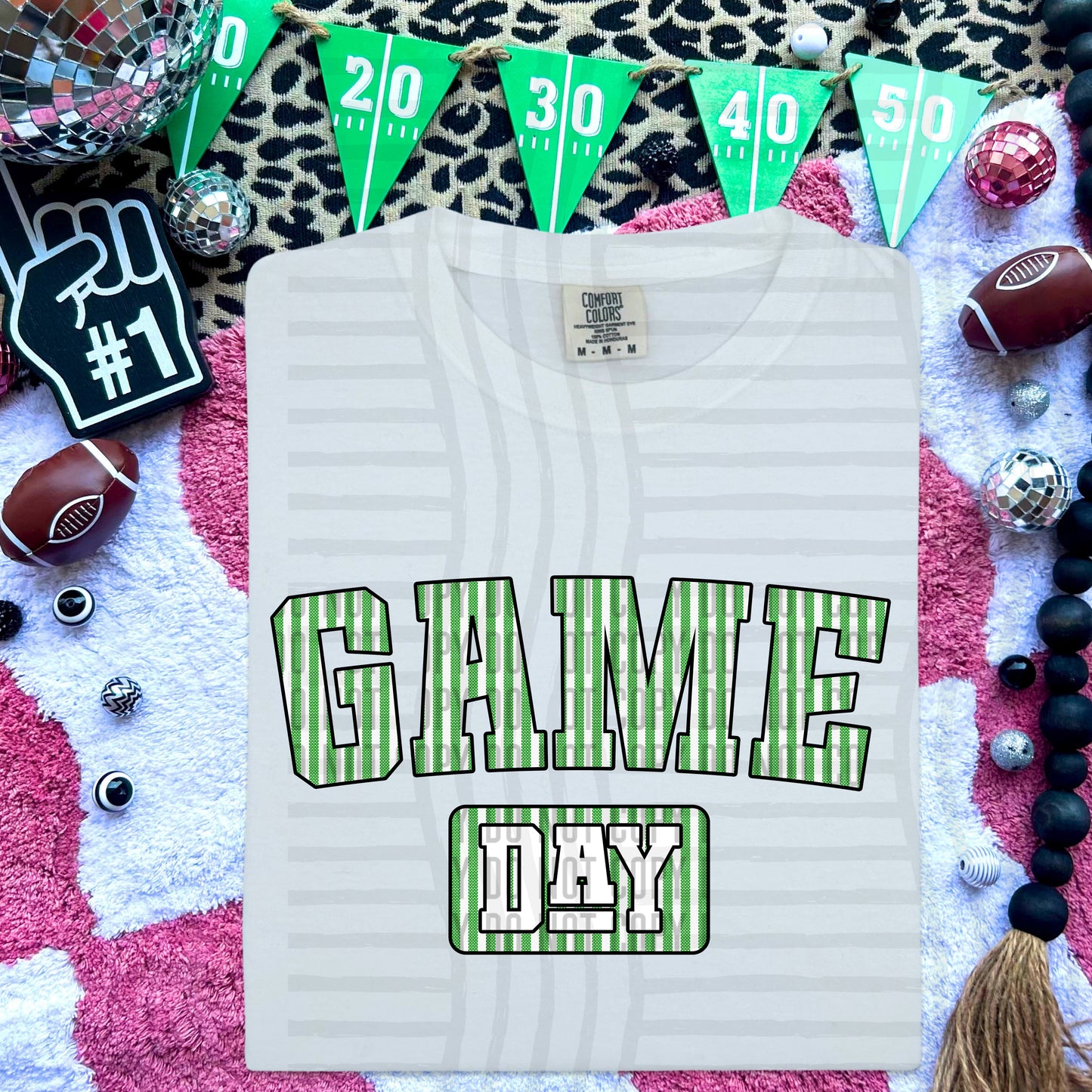 Game Day Seersucker - Color Dropdown Digital Download 300DPI PNG FILE