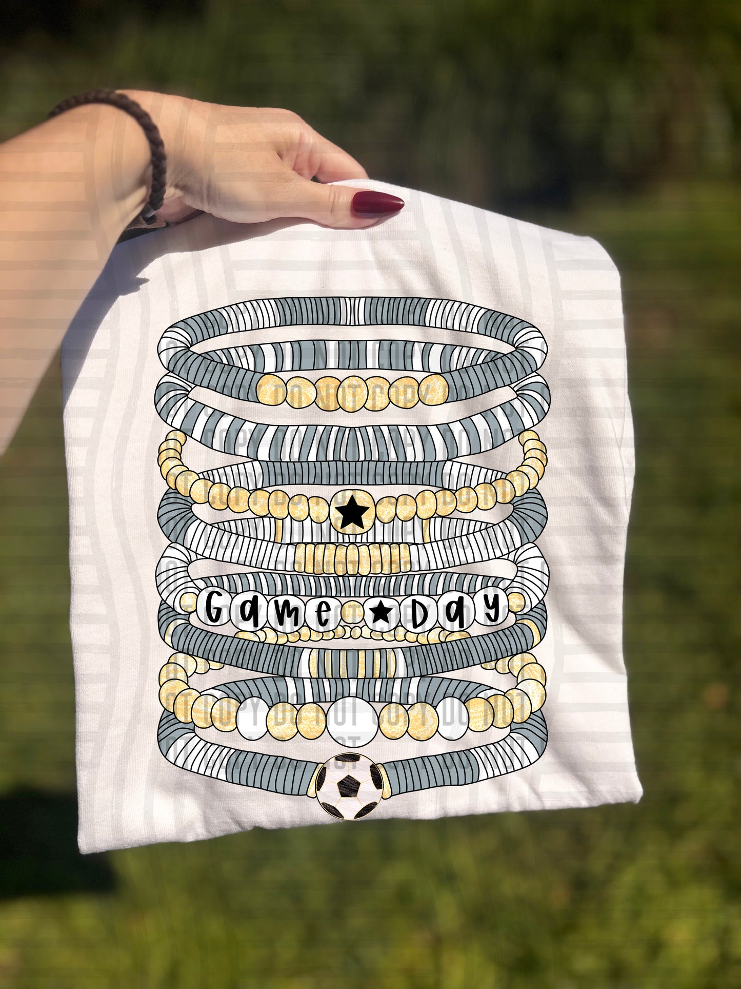 Bracelets - Soccer - Color Dropdown Digital Download 300DPI PNG FILE