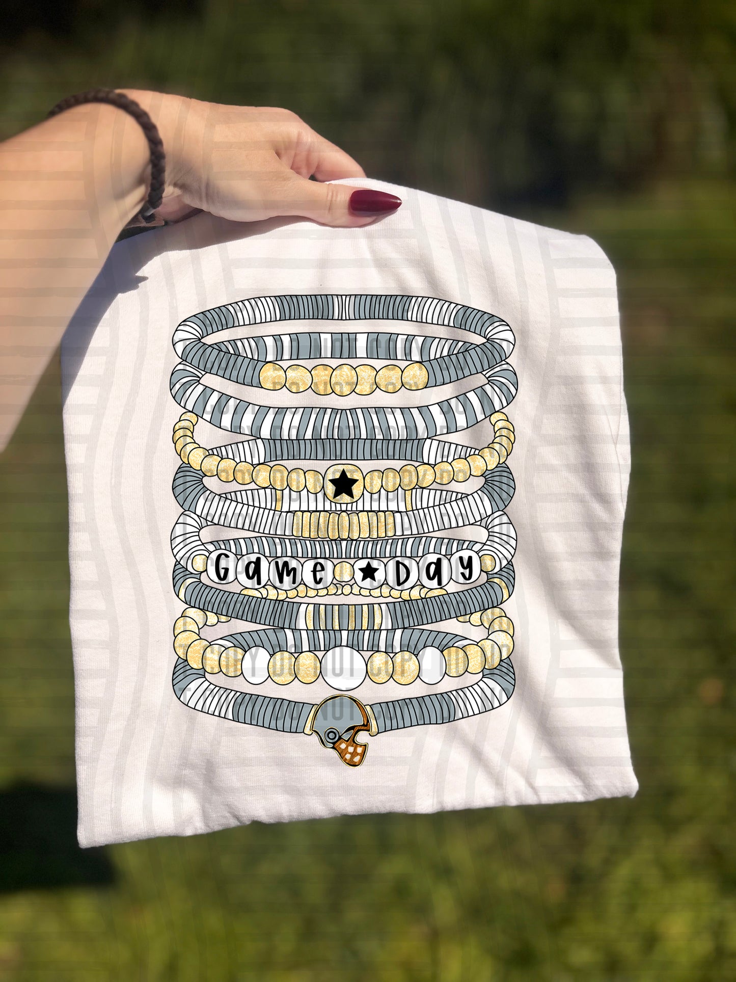 Bracelets - Football - Color Dropdown Digital Download 300DPI PNG FILE