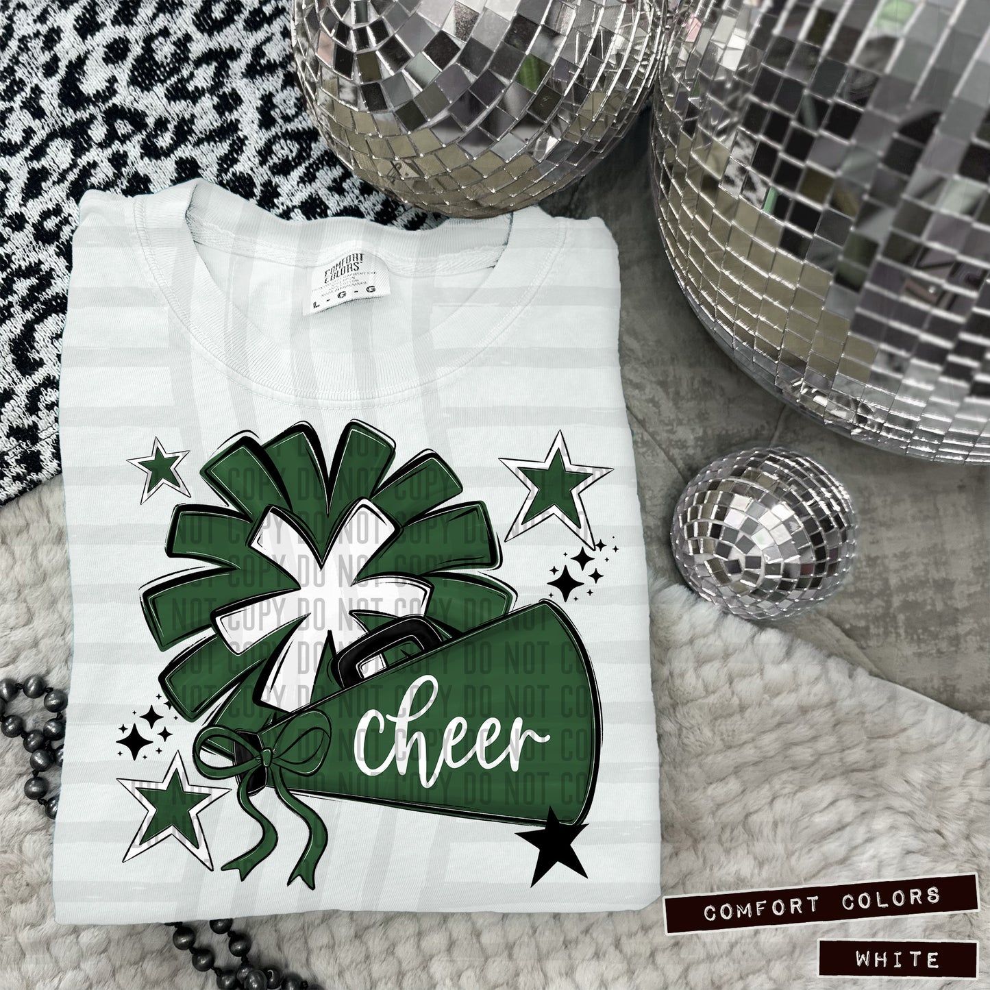 BLANK CHEER MEGAPHONE POM {NOT ELIGIBLE FOR DIGITAL RESALE} - Digital Download 300DPI PNG FILE