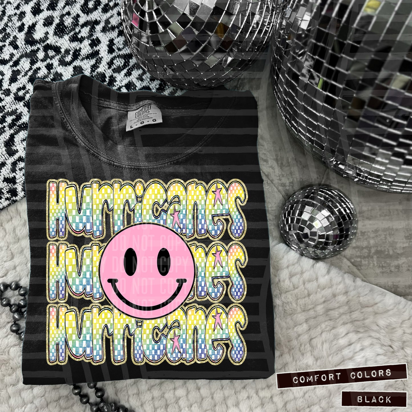 Rainbow Checker Pink Happy Triple Stacked - Digital Download 300DPI PNG FILE