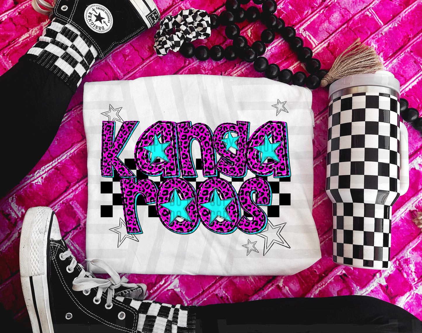 Pink checks - Dropdown + CUSTOM - Digital Download 300DPI PNG FILE