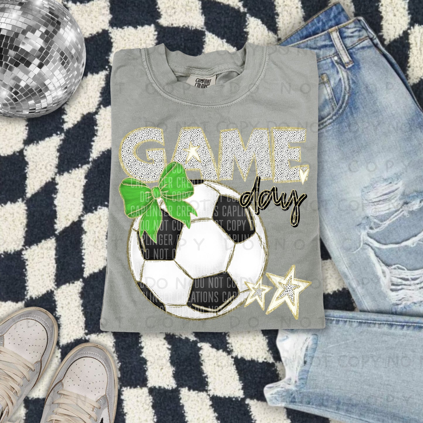 Game Day Soccer - Color Dropdown Digital Download 300DPI PNG FILE