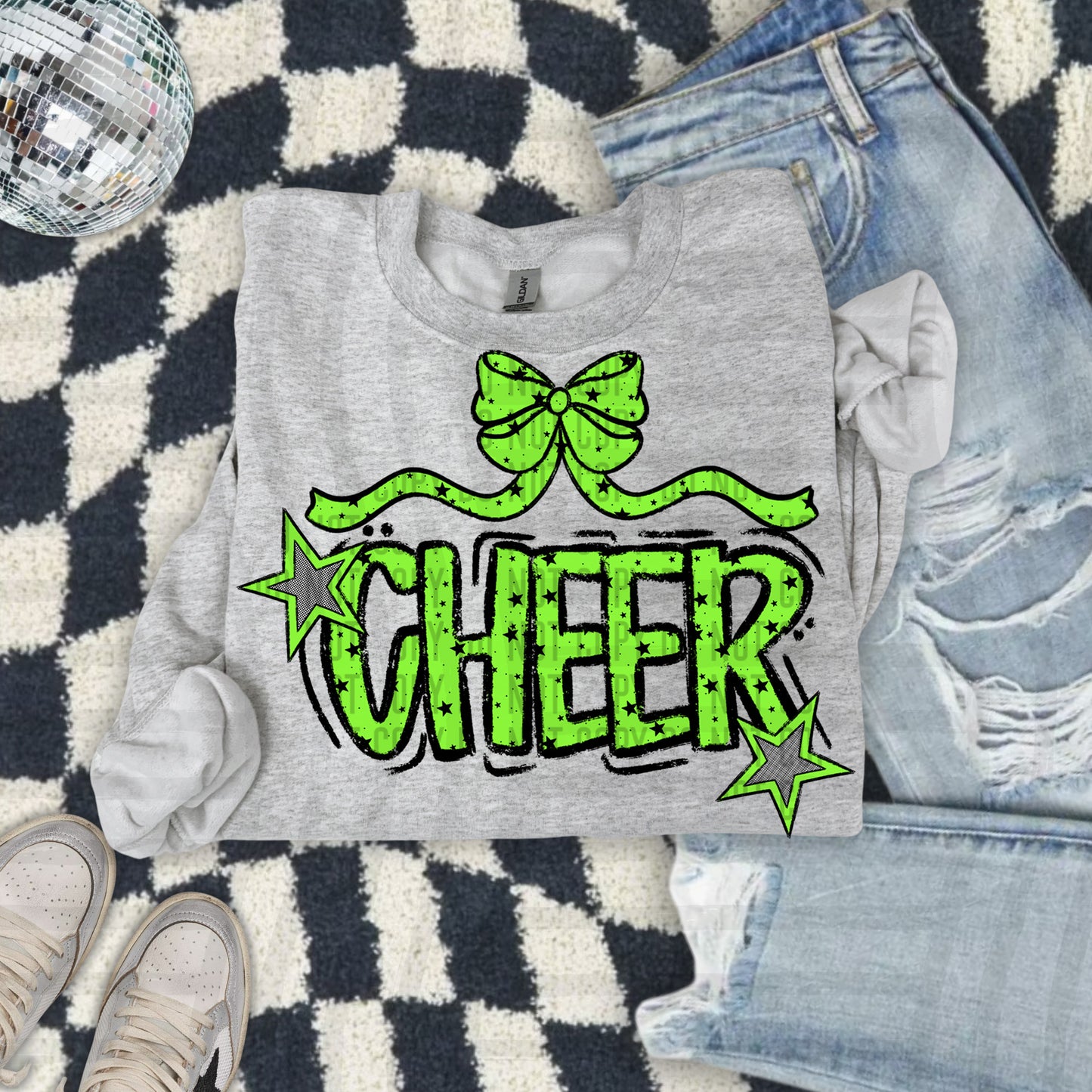 Cheer Bow - Choose your color - Digital Download 300DPI PNG FILE