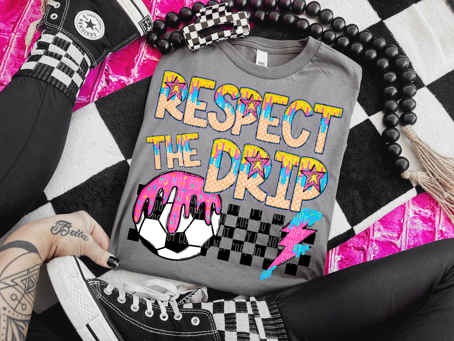 RESPECT THE DRIP - Dropdown Digital Download 300DPI PNG FILE