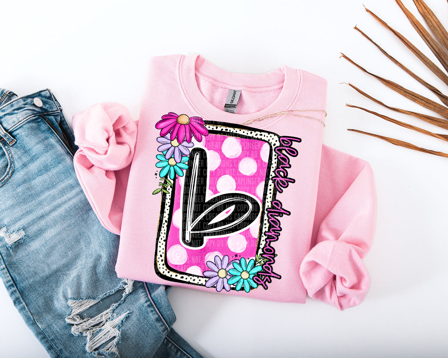 Floral bloom - Dropdown + CUSTOM Digital Download 300DPI PNG FILE