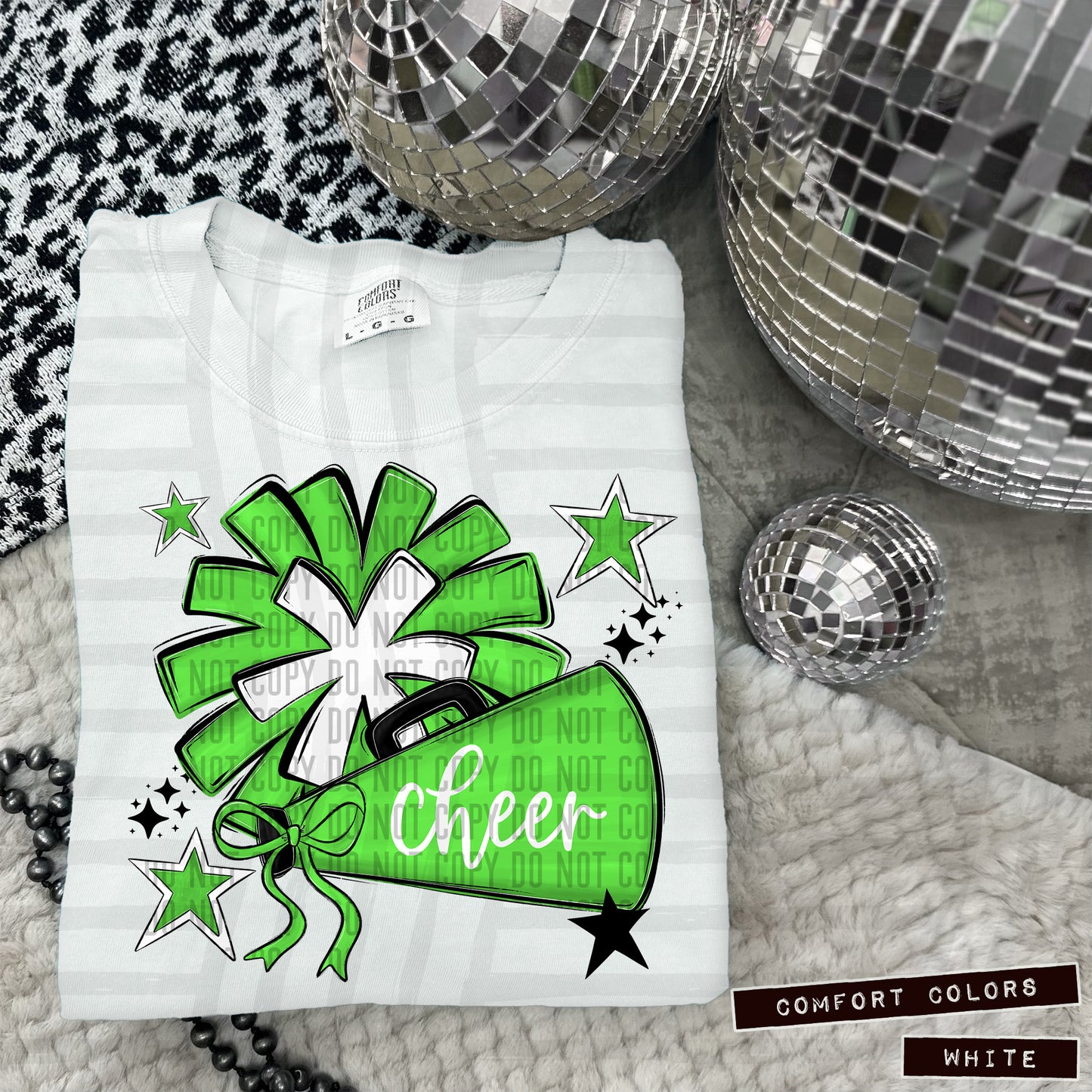 BLANK CHEER MEGAPHONE POM {NOT ELIGIBLE FOR DIGITAL RESALE} - Digital Download 300DPI PNG FILE