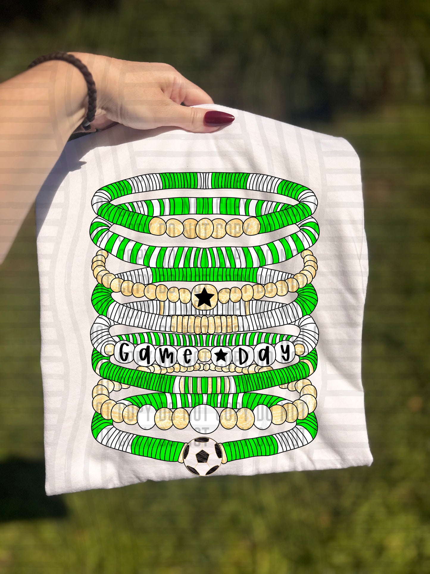 Bracelets - Soccer - Color Dropdown Digital Download 300DPI PNG FILE
