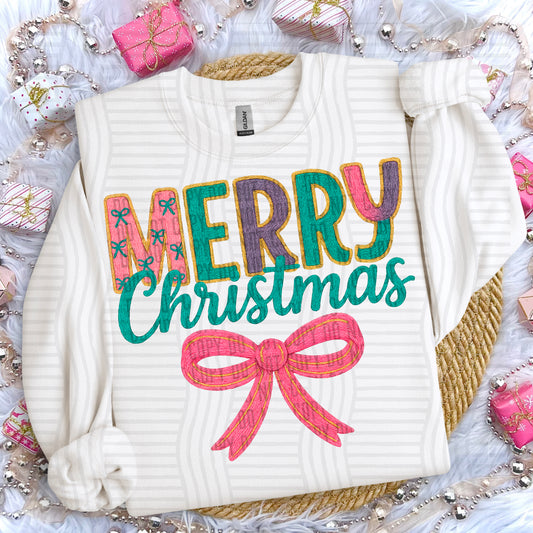 YARN CHRISTMAS MERRY CHRISTMAS - 300DPI PNG FILE