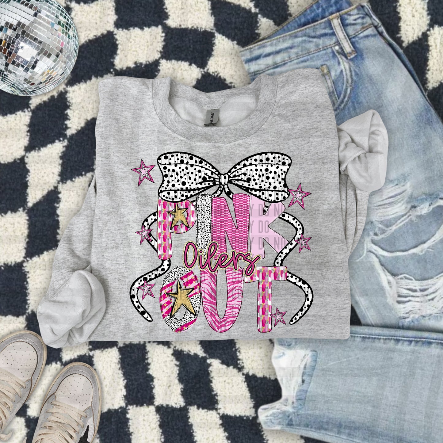 Pink Out Gold - Dropdown + CUSTOM - Digital Download 300DPI PNG FILE