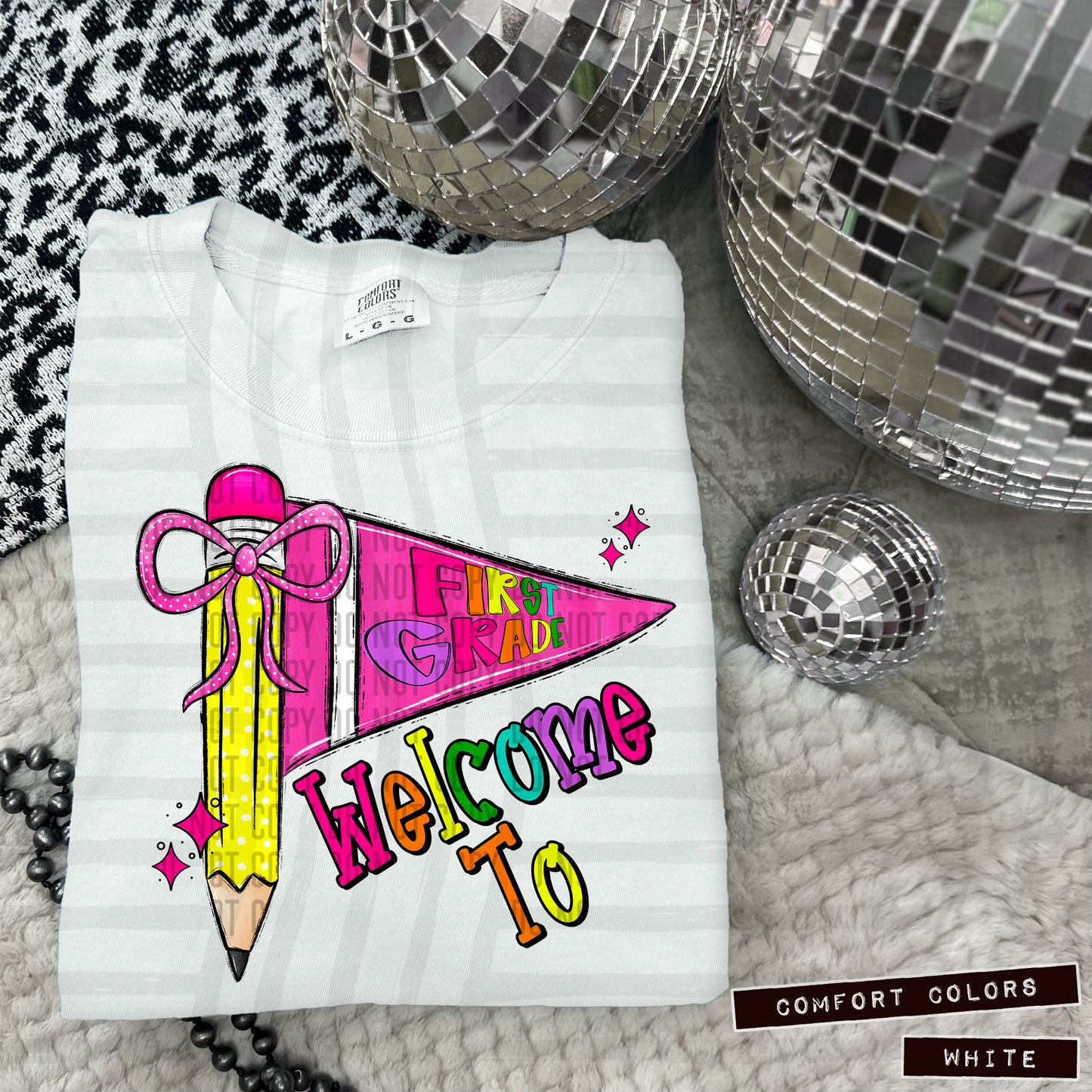 GRADES - WELCOME TO FLAG Preppy- Digital download 300DPI PNG FILE