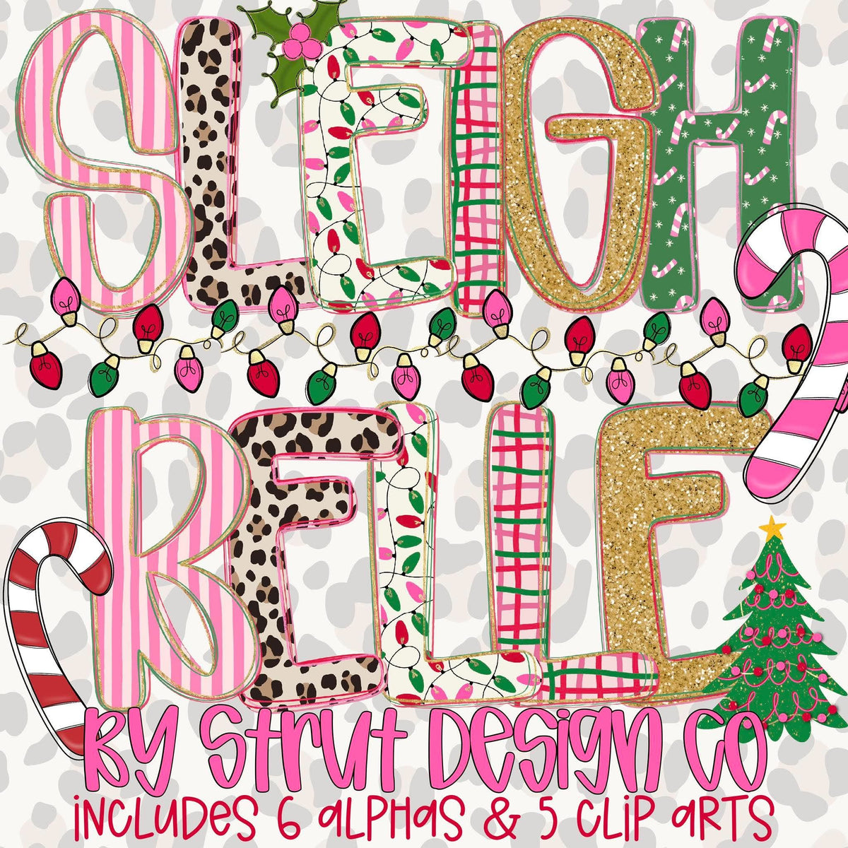Triple the Tinsel ✨ COLLAB CC-ST-CR - Digital download 300DPI PNG FILE