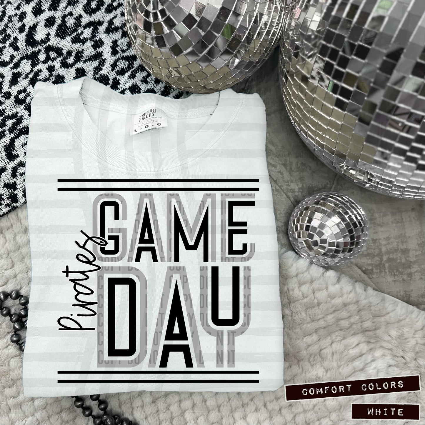 TWO TONED GAME DAY - Dropdown + CUSTOM - Digital Download 300DPI PNG FILE