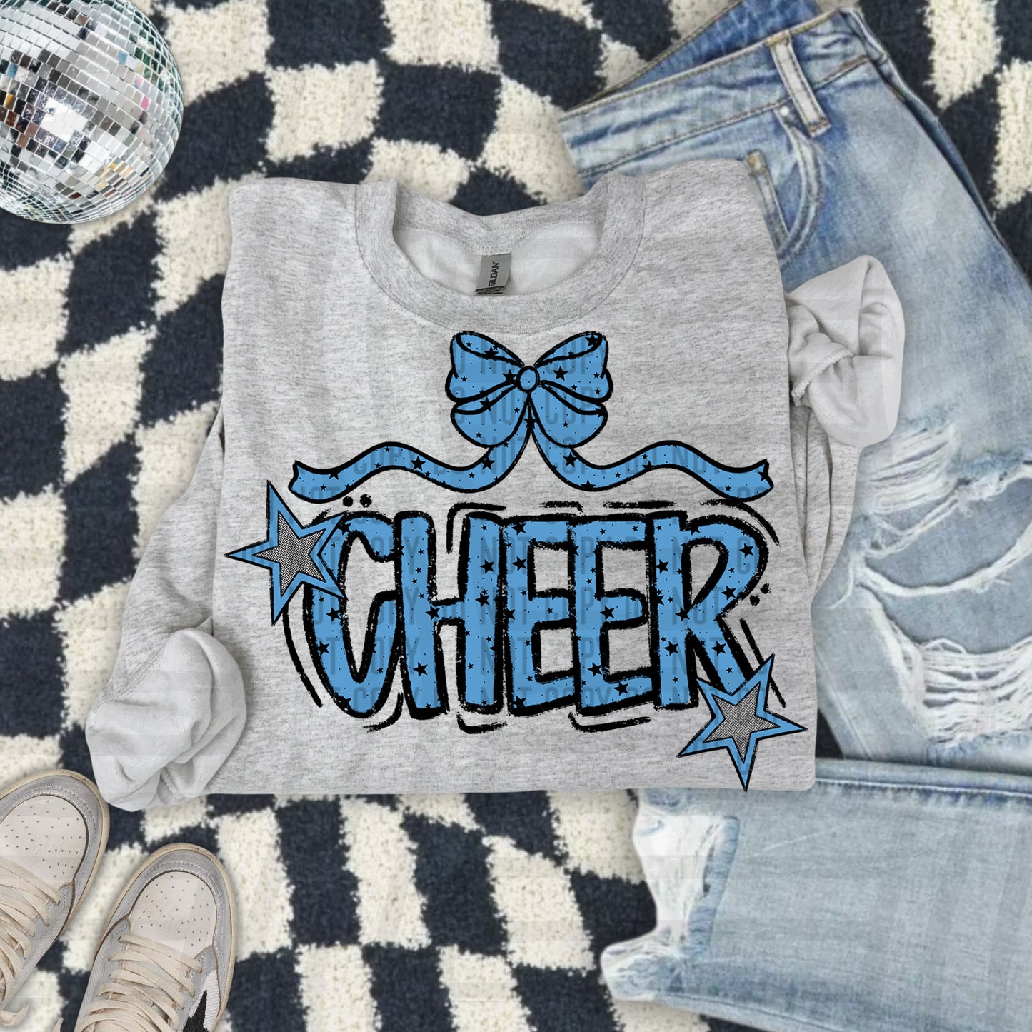Cheer Bow - Choose your color - Digital Download 300DPI PNG FILE