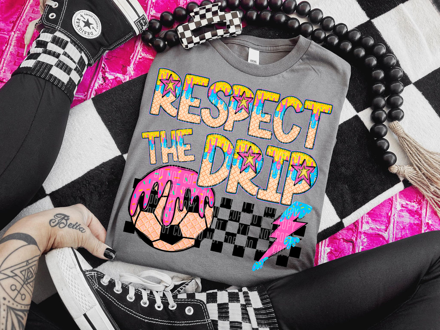 RESPECT THE DRIP - Dropdown Digital Download 300DPI PNG FILE