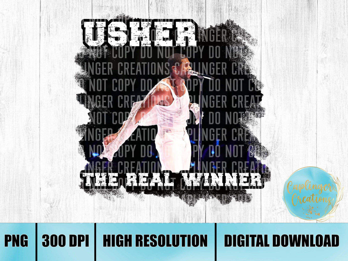 The real winner - Digital download 300DPI PNG FILE