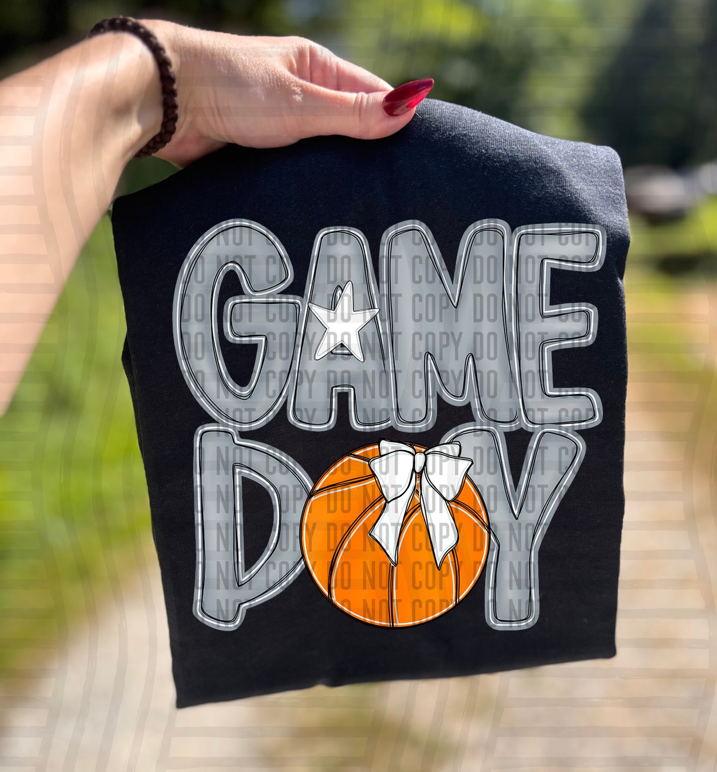 Basketball - GAME D Y - Color Dropdown Digital Download 300DPI PNG FILE