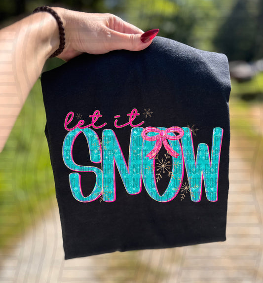 LET IT SNOW 2 - 300DPI PNG FILE